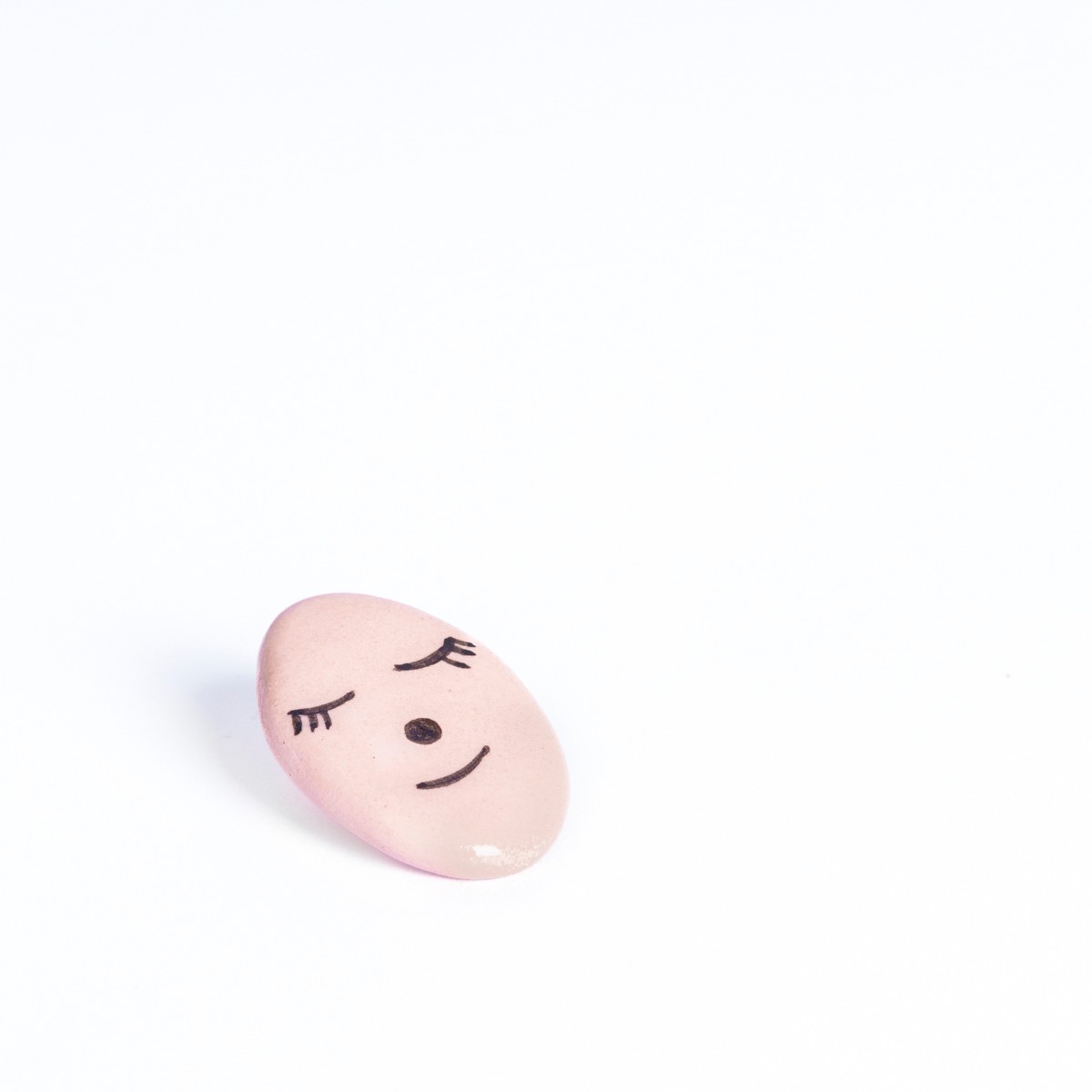 Açık Pembe Yaka İğnesi