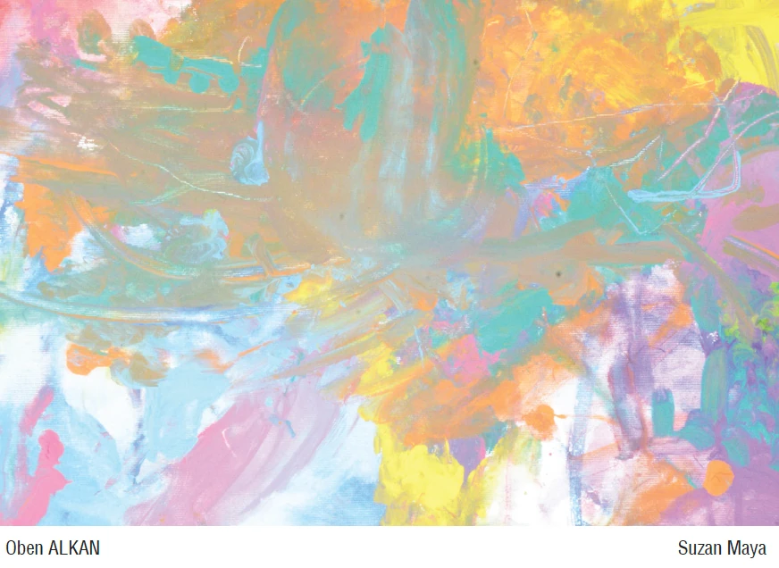 Benim dünyam Elmer gibi rengarenk.