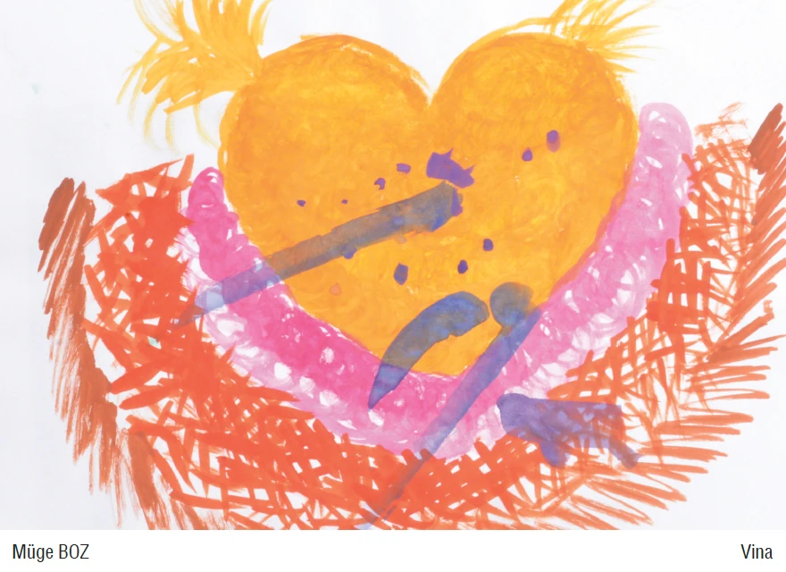 Benim hayallim; kalpler renkli olsun.