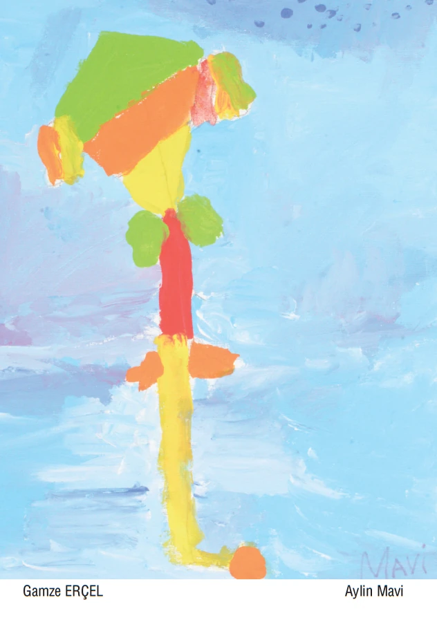 Benim dünyam renkler.