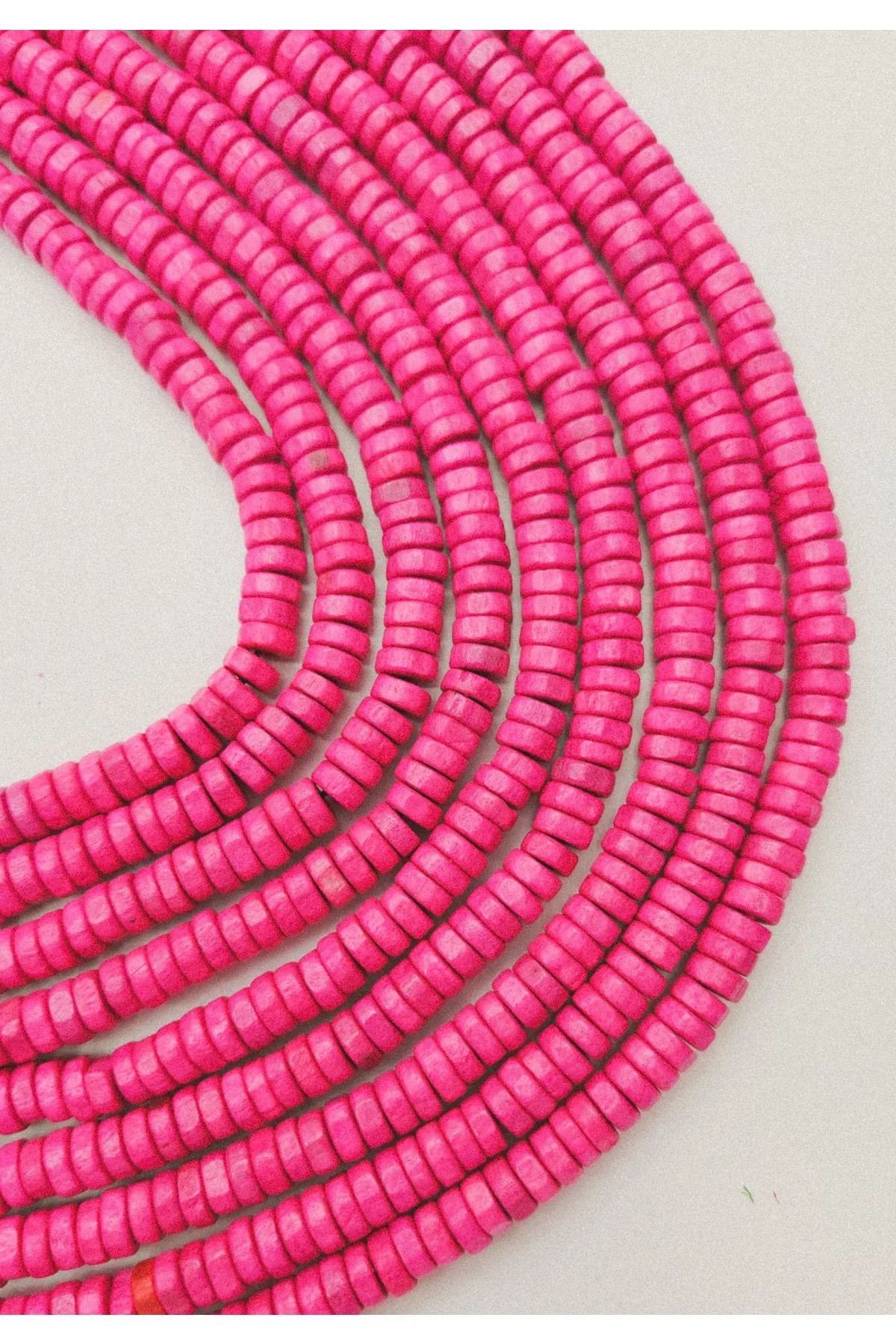 8 Mm Pembe Pul Ahşap Dizi