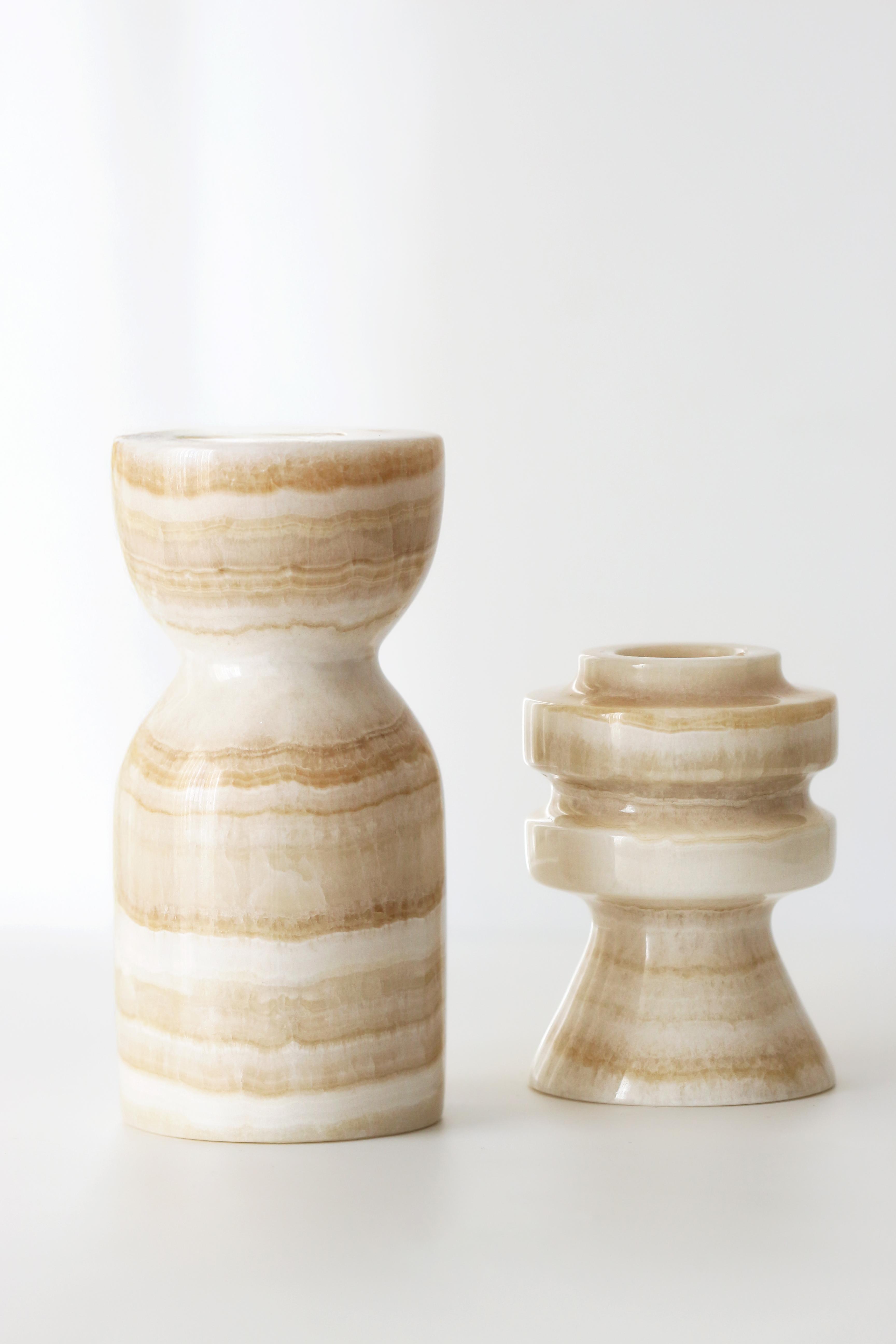 Petra Onyx Şamdan (2'li Set)