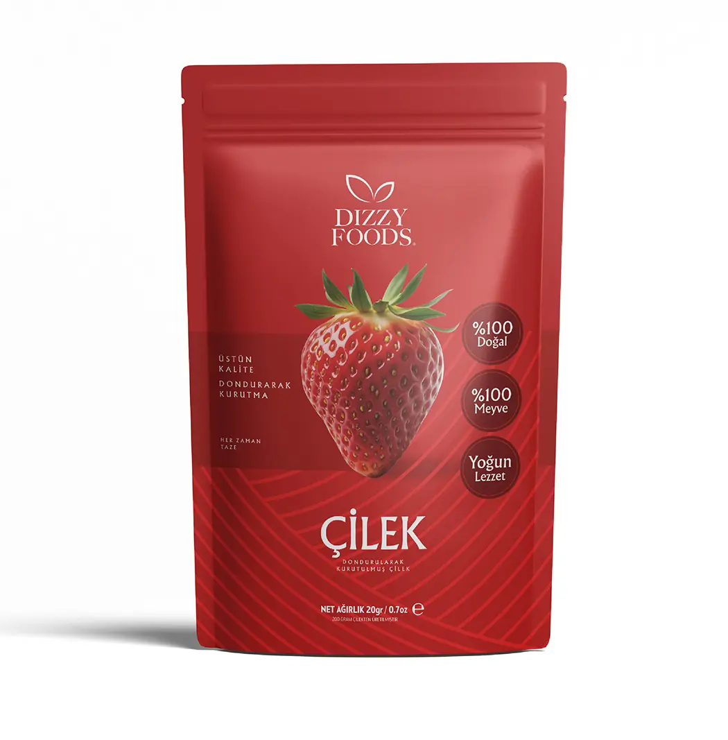 Dizzy Foods Dondurularak Kurutulmuş Çilek