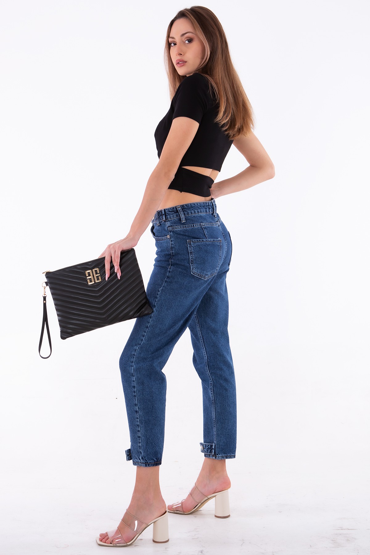 Toka Detaylı Crop Bluz - 984851