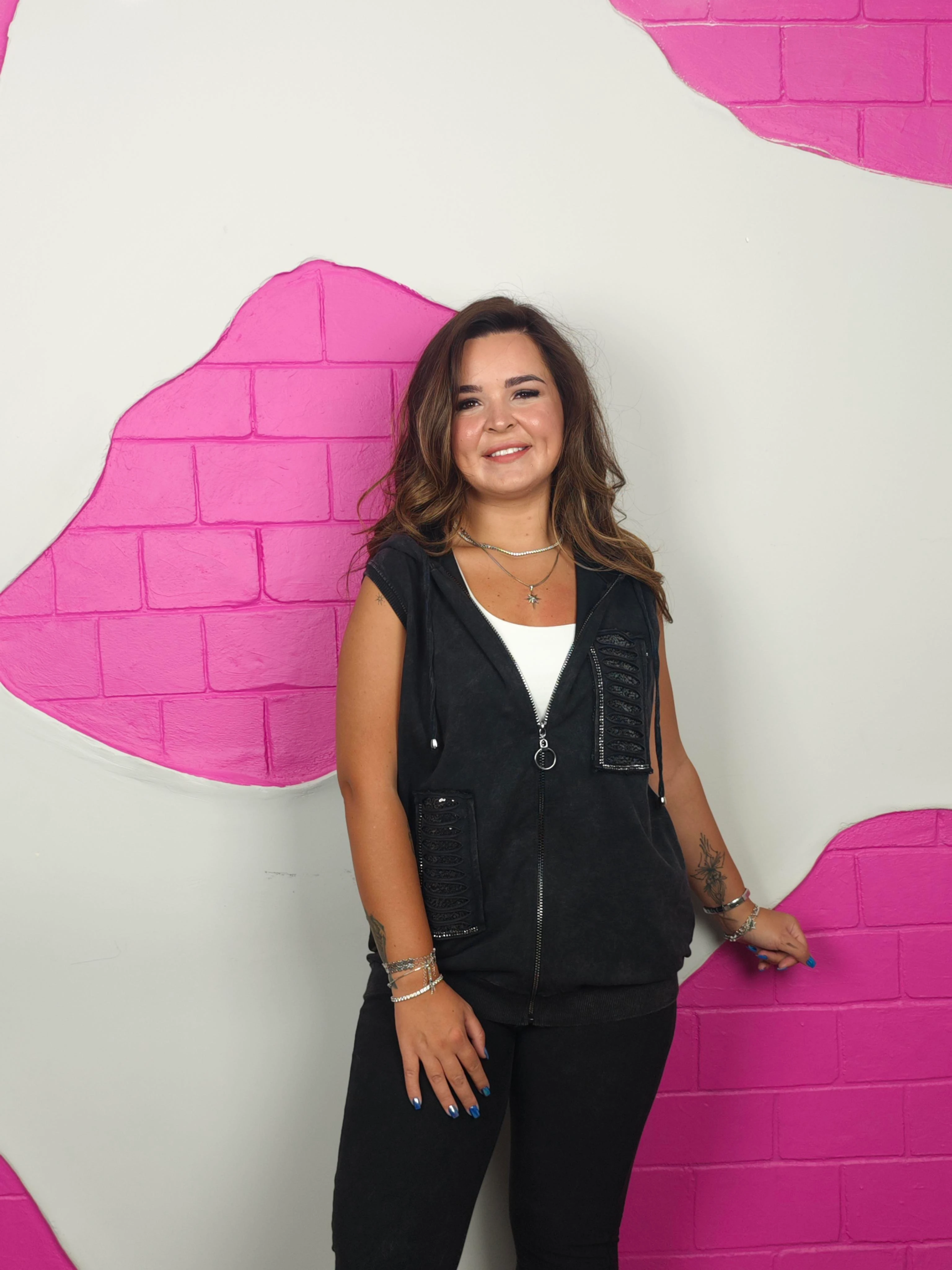 BÜYÜK BEDEN PAYETLİ KAPÜŞONLU ANTRASİT YELEK 24 EYLÜL KARGO ÖN SİPARİŞ