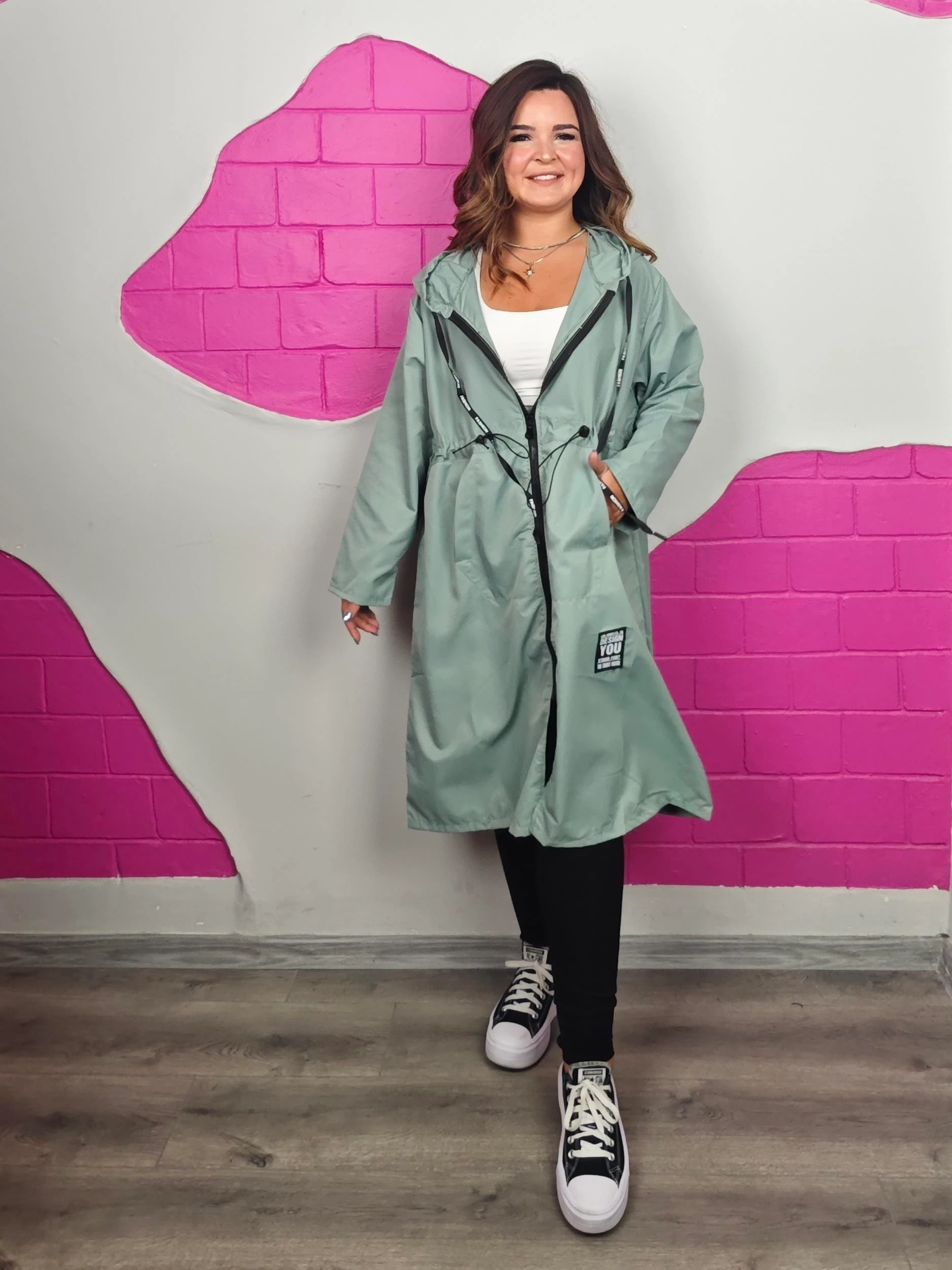 BÜYÜK BEDEN MİNT RÜZGARLIK