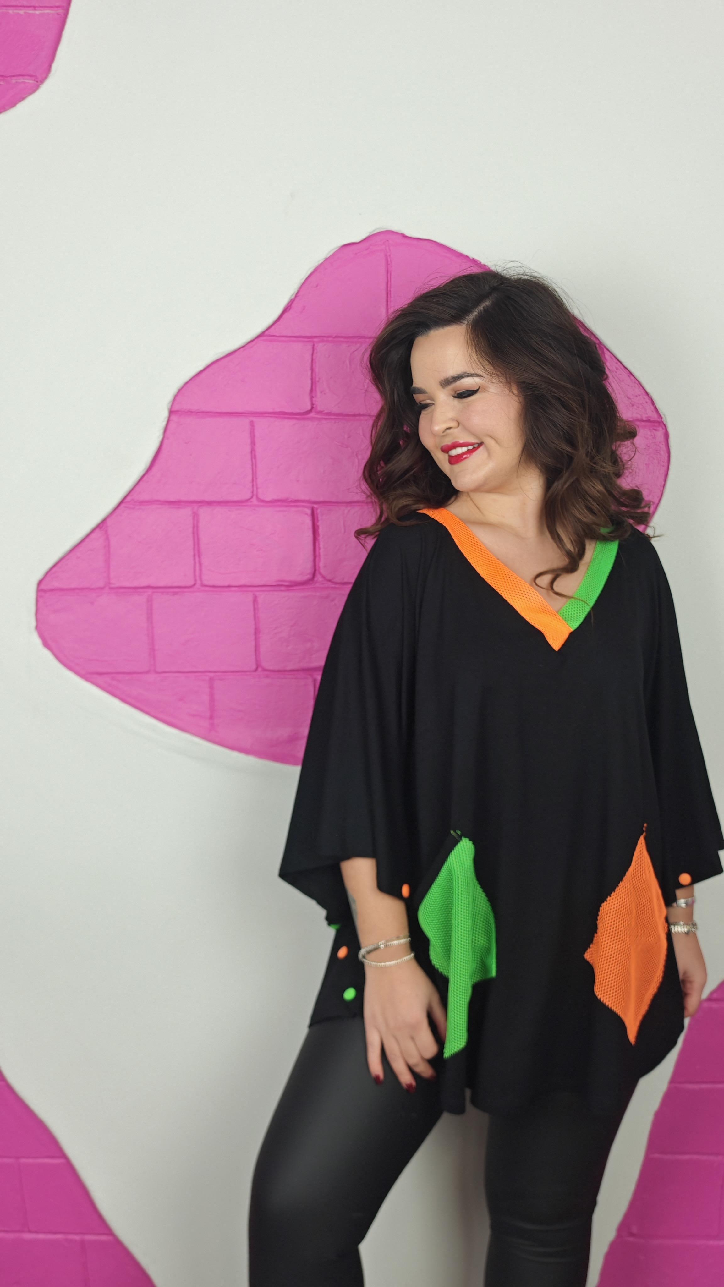 BÜYÜK BEDEN CEBİ FİLE BLUZ