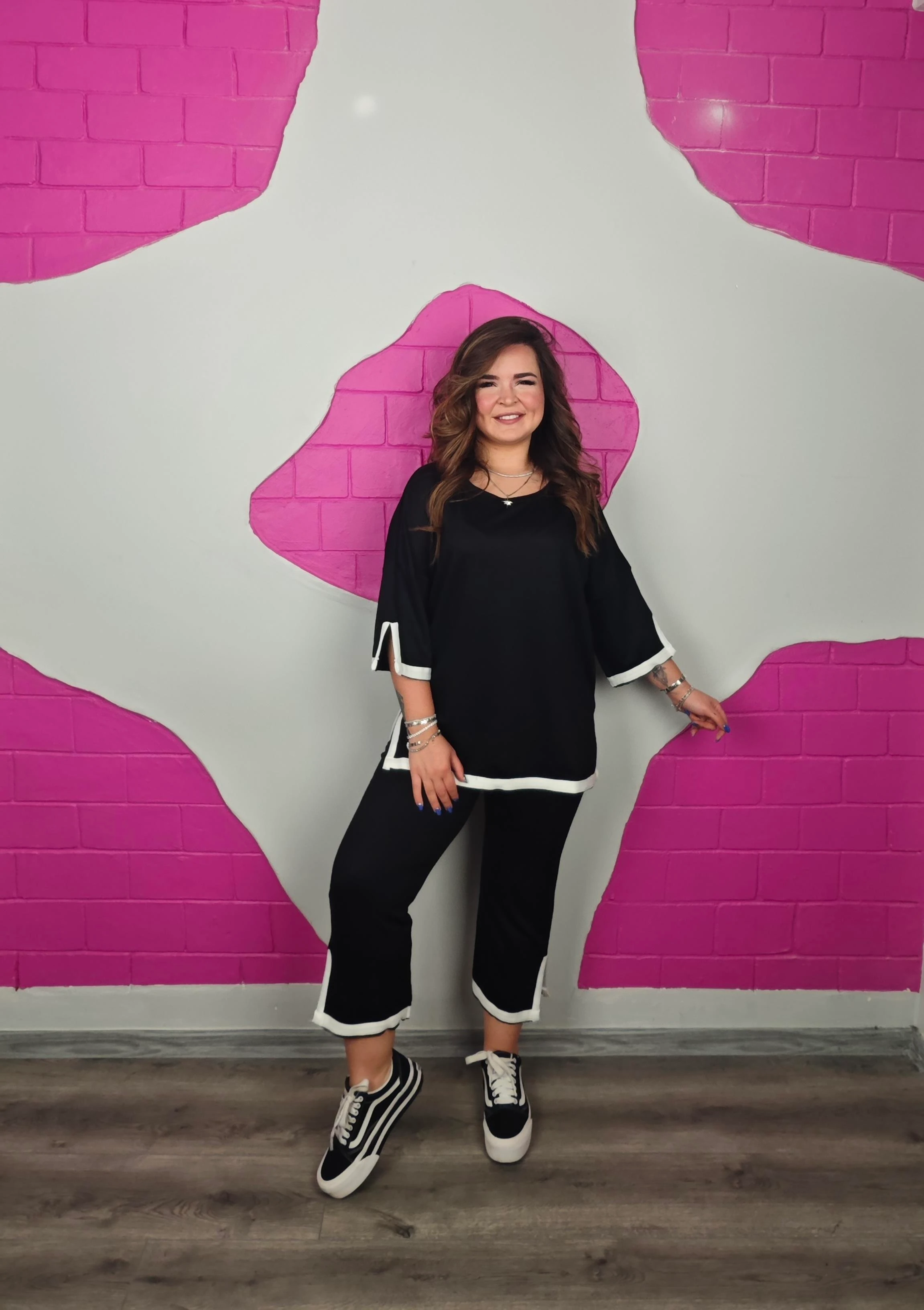 BÜYÜK BEDEN SERITLI TAKIM