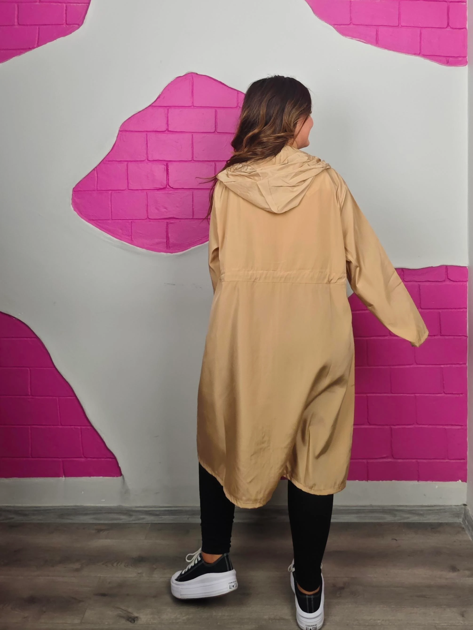 BÜYÜK BEDEN CAMEL RÜZGARLIK