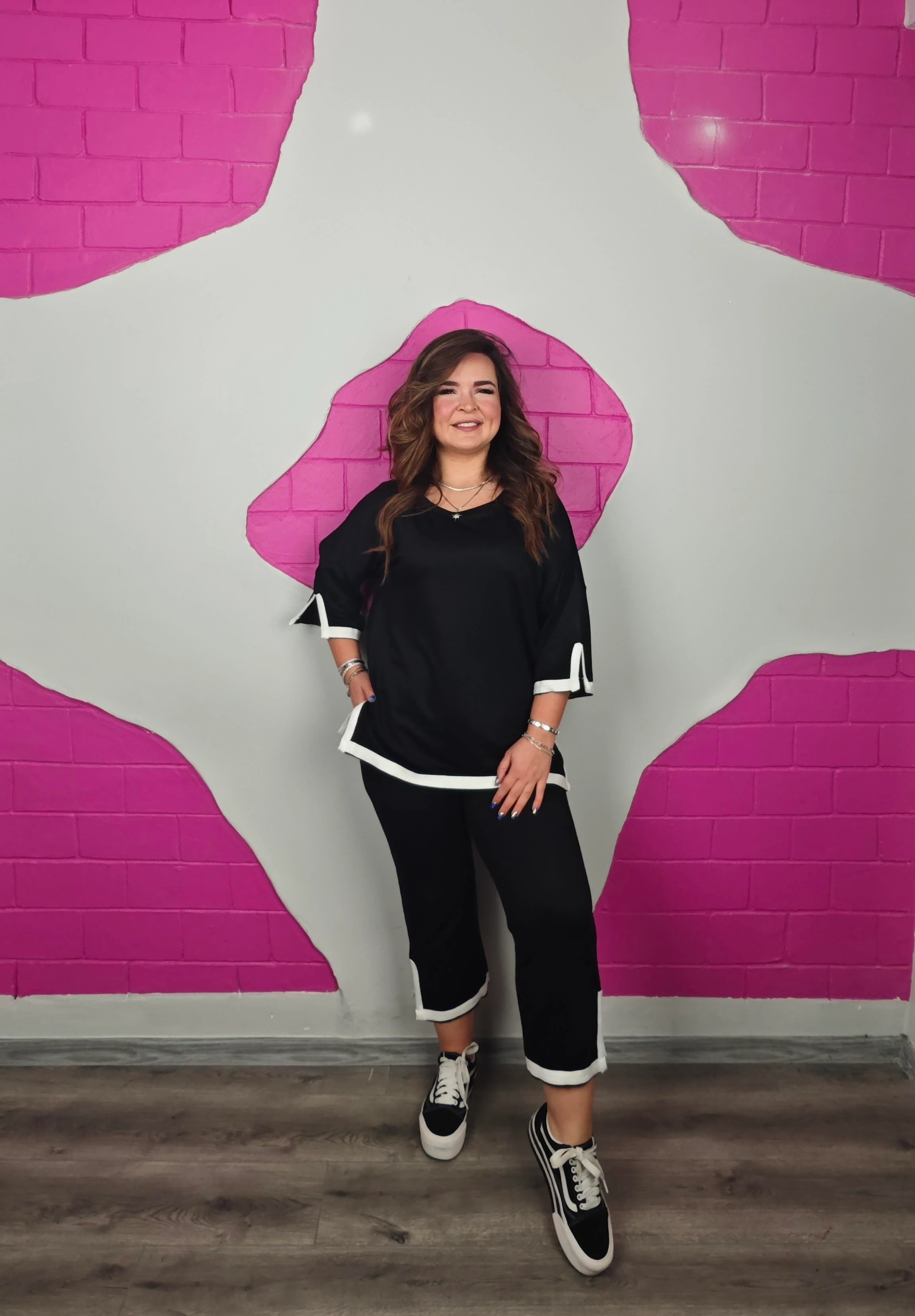 BÜYÜK BEDEN SERITLI TAKIM