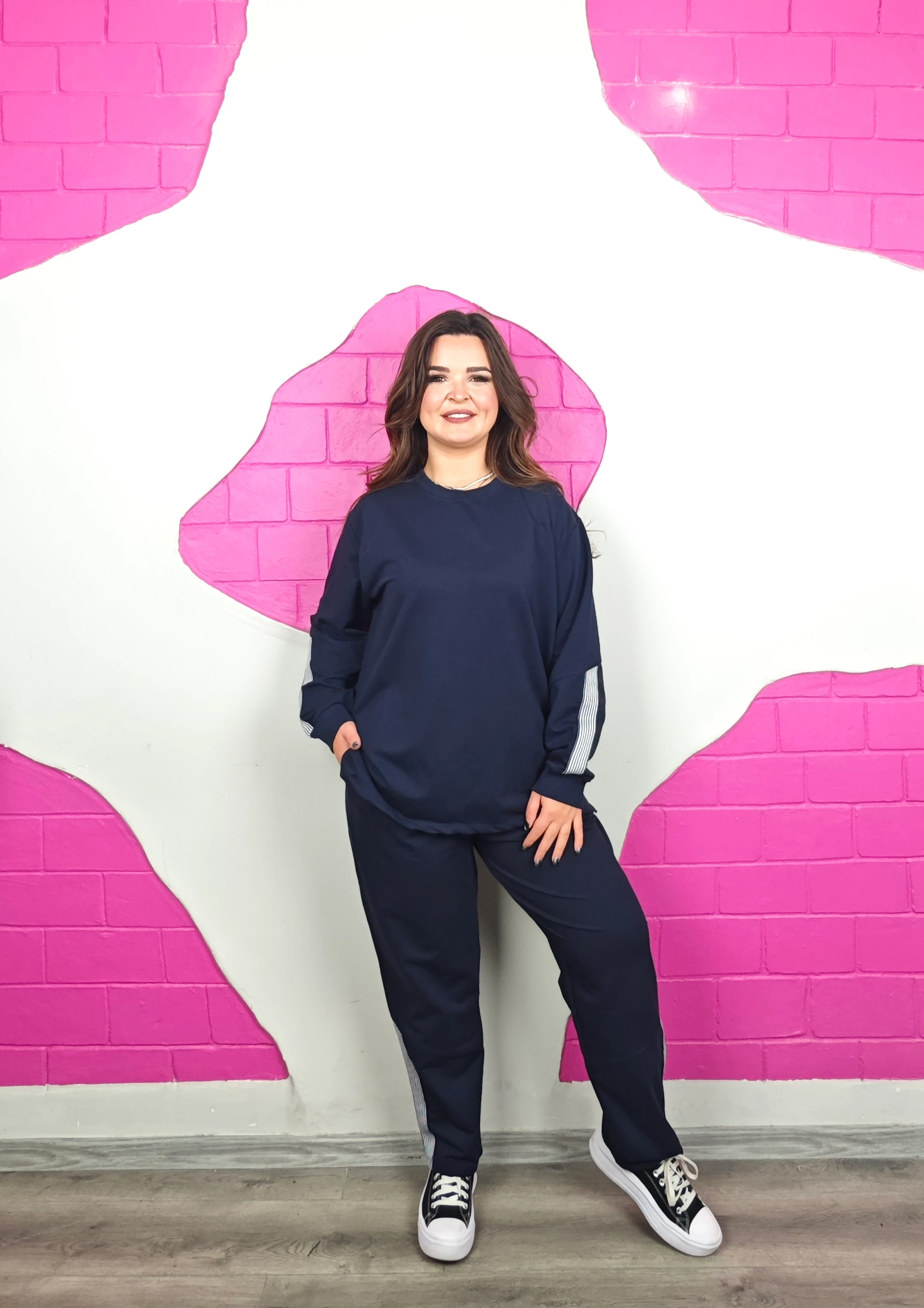 BATTAL BEDEN İKİ İPLİK SPOR TAKIM - LACİVERT