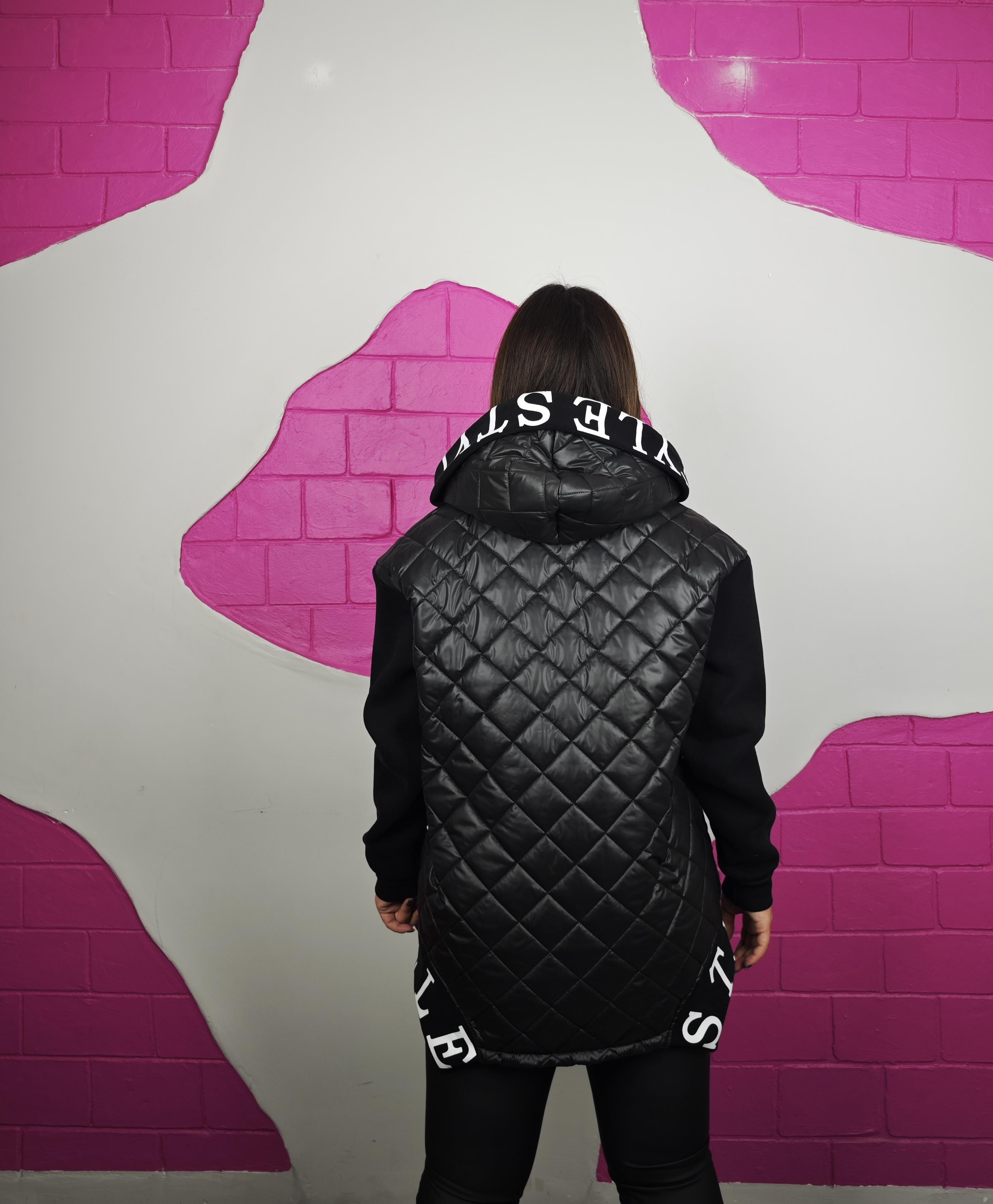 BÜYÜK BEDEN KAPİTONE STYLE MONT