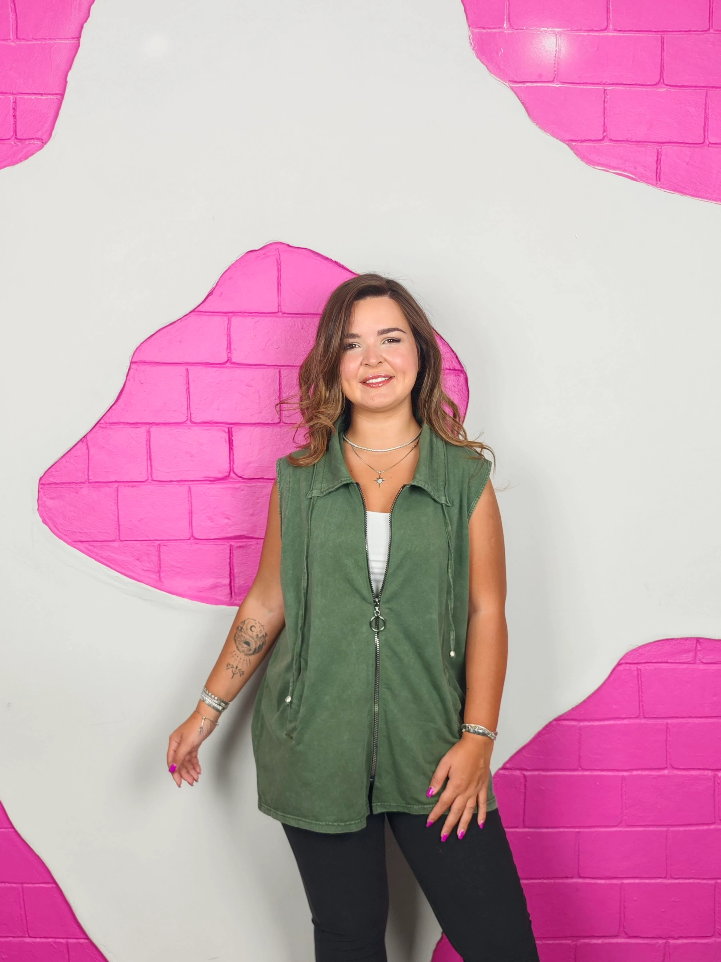 BÜYÜK BEDEN YELEK YIKAMALI YELEK