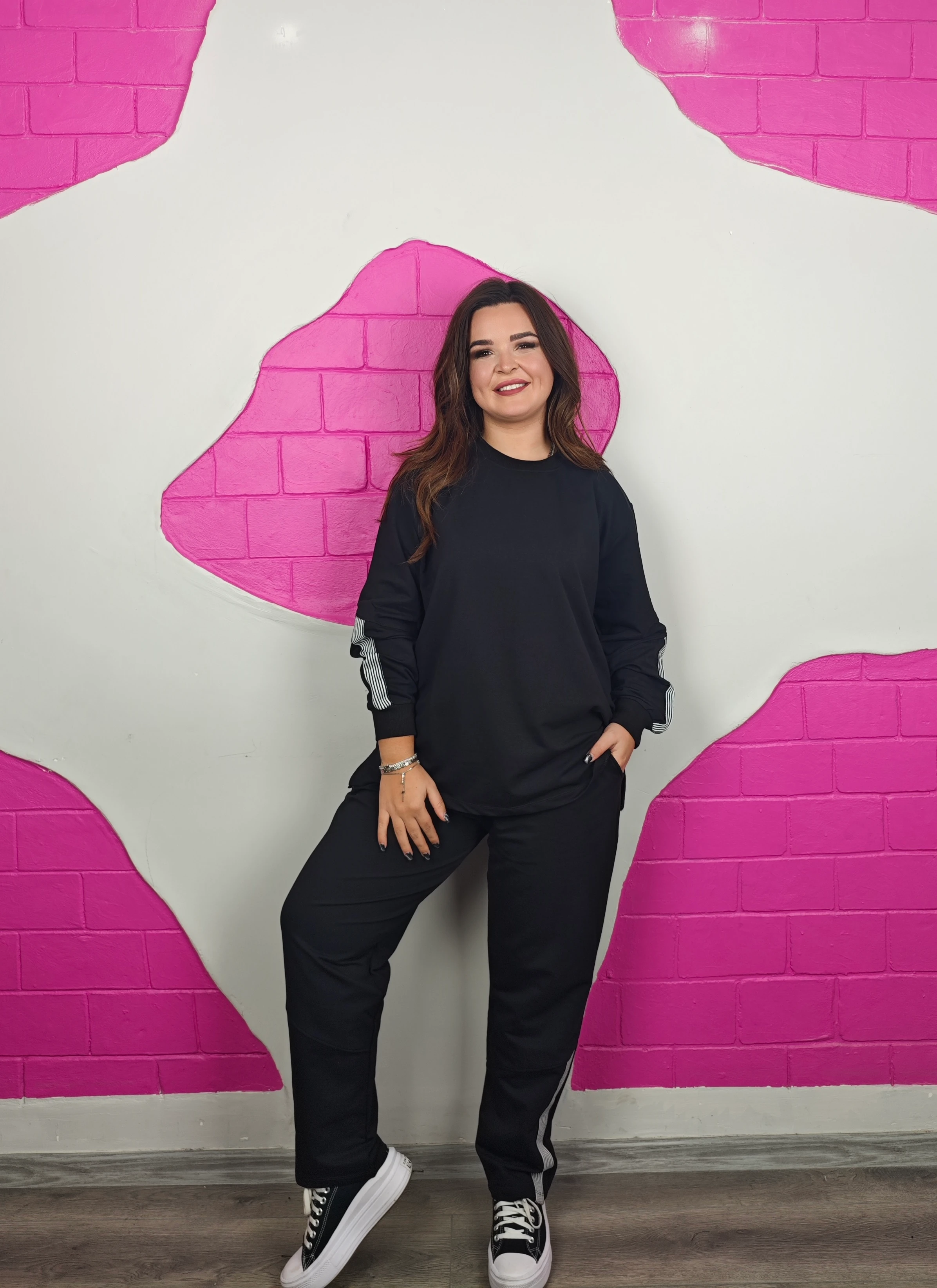 BATTAL BEDEN İKİ İPLİK SPOR TAKIM - SİYAH