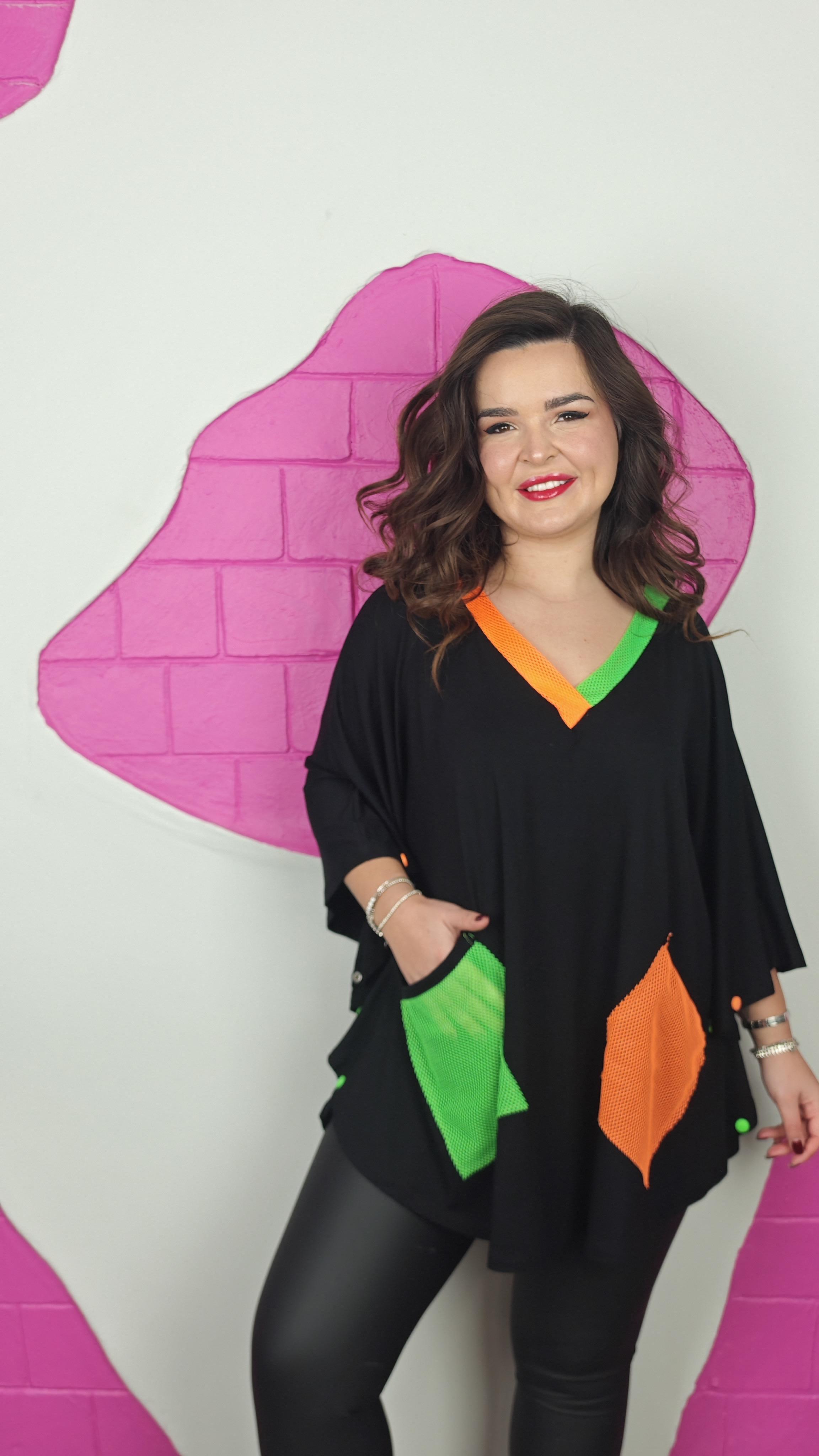 BÜYÜK BEDEN CEBİ FİLE BLUZ