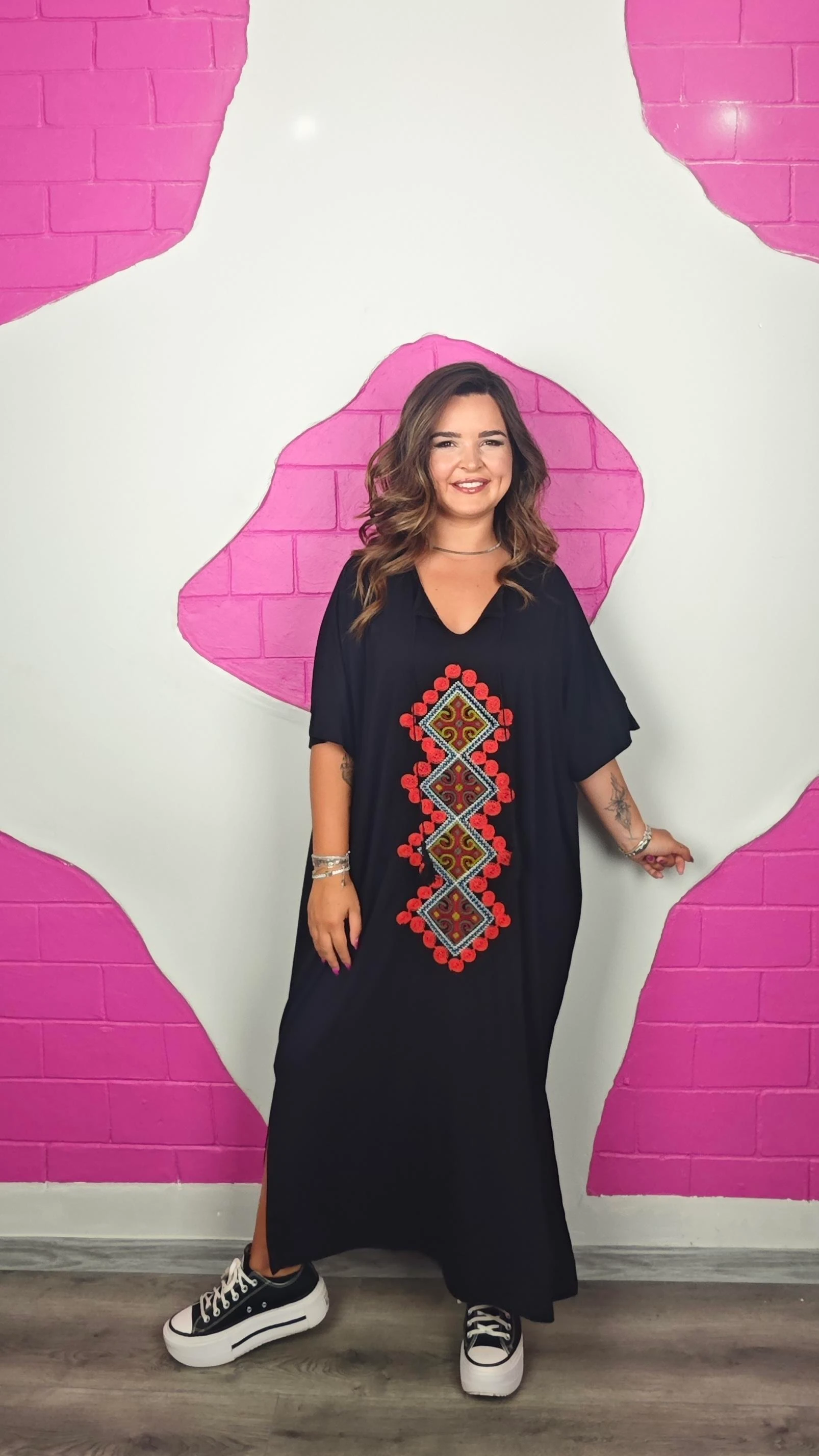 BATTAL NAKIŞLI ELBİSE