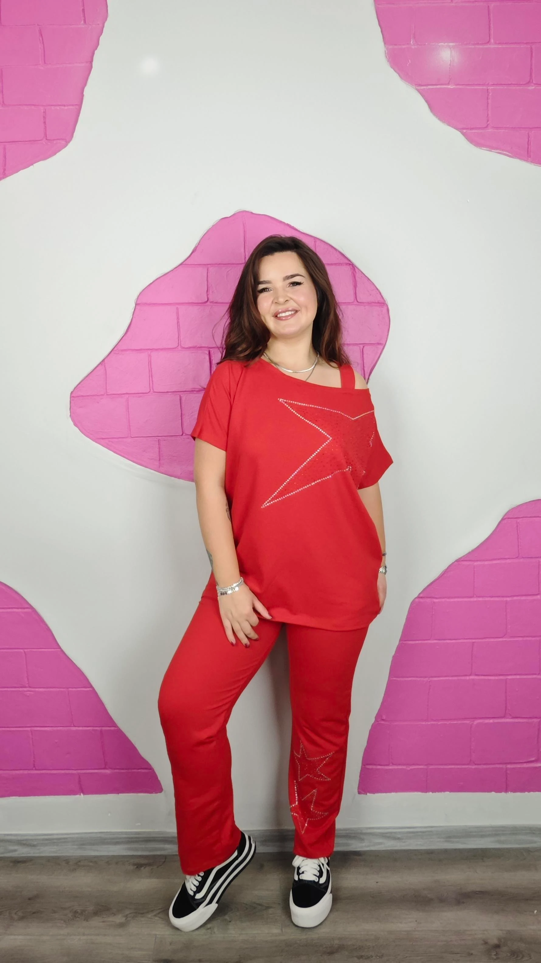 BÜYÜK BEDEN KIRMIZI YILDIZ TAKIM