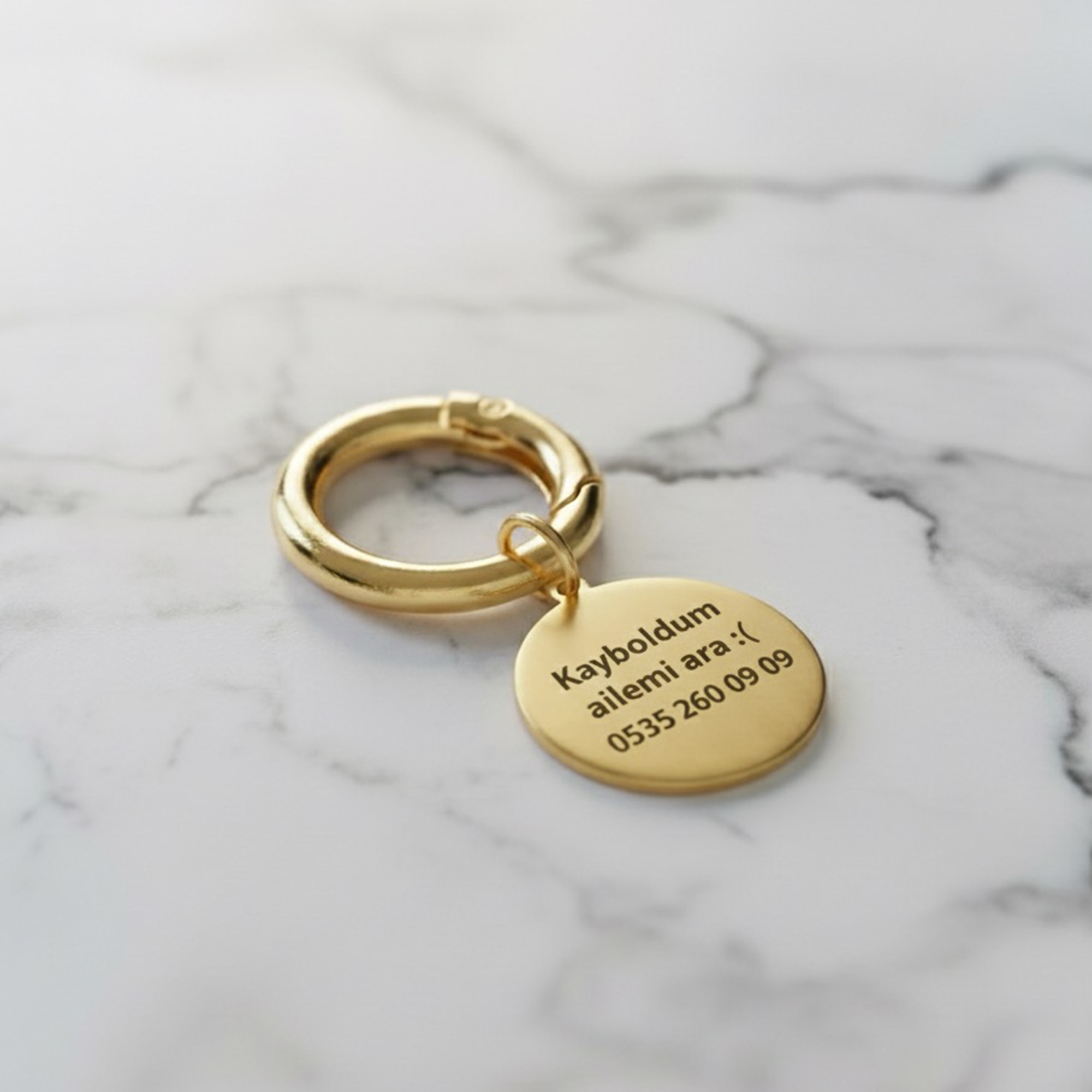 İsimli Çelik Kedi Köpek Künyesi