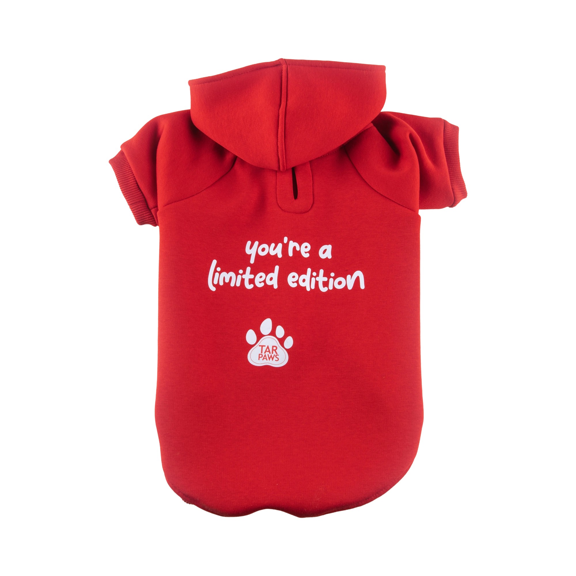 Kedi ve Köpek Hoodie - Kırmızı, Limited