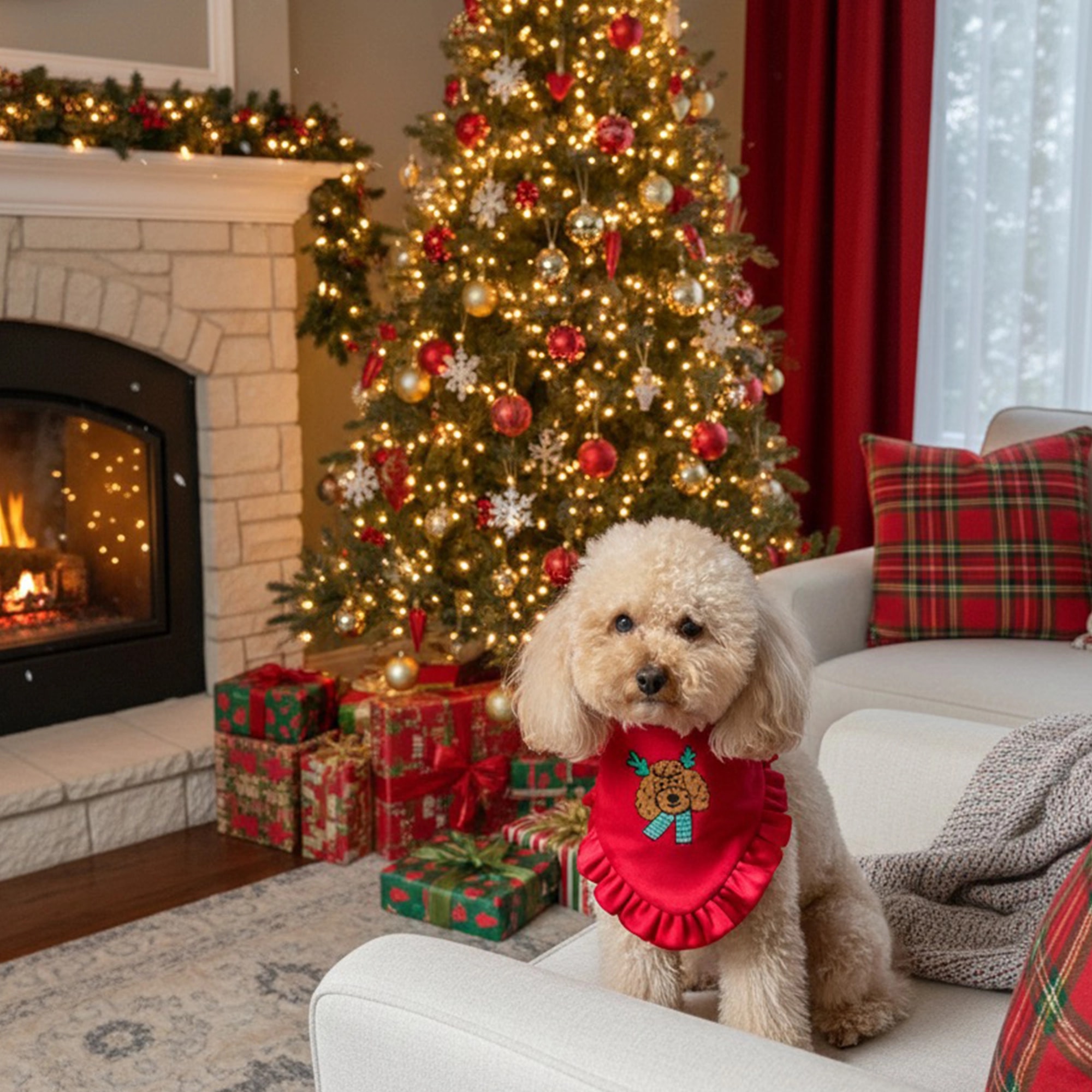 Christmas Poodle