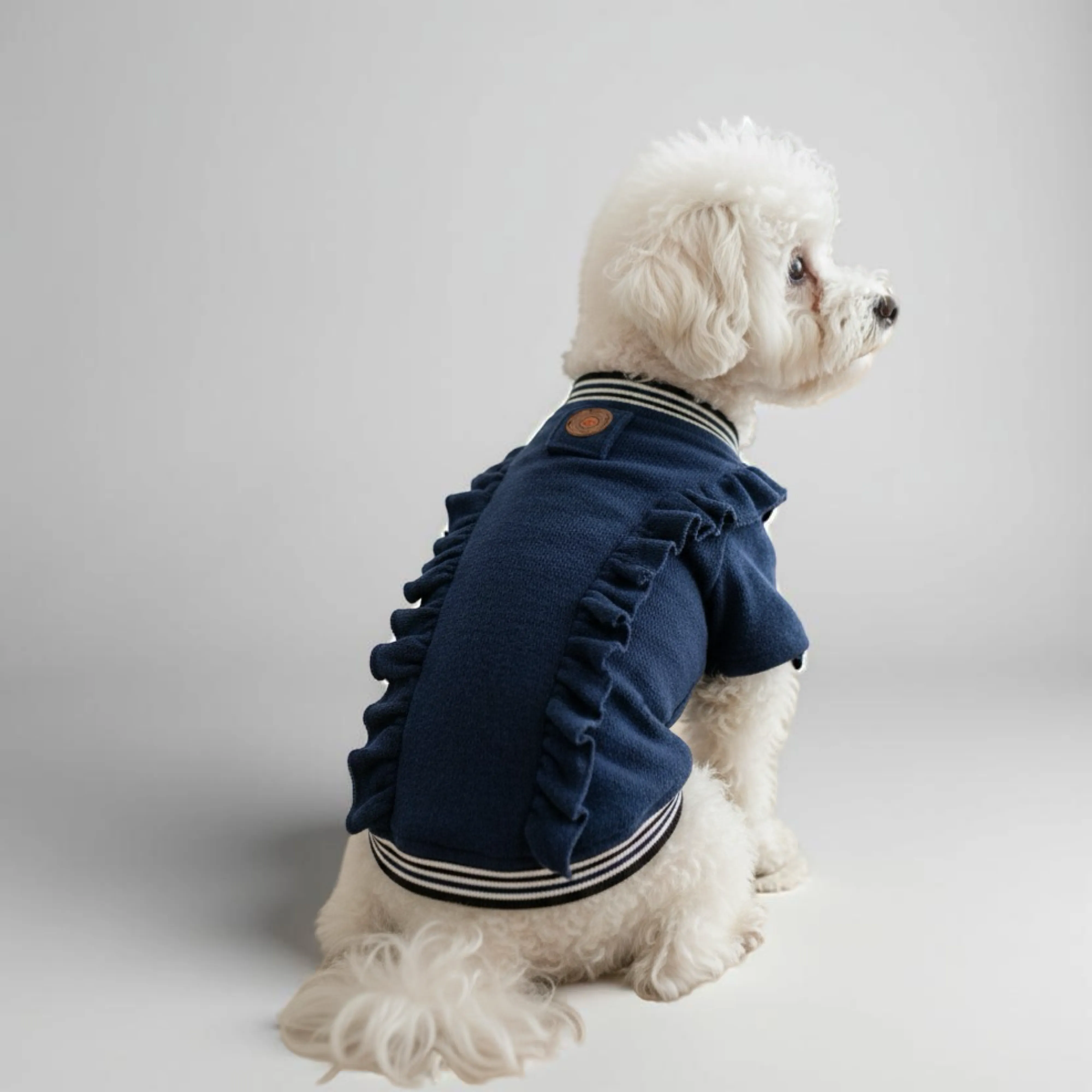 Fırfırlı Köpek Kazağı