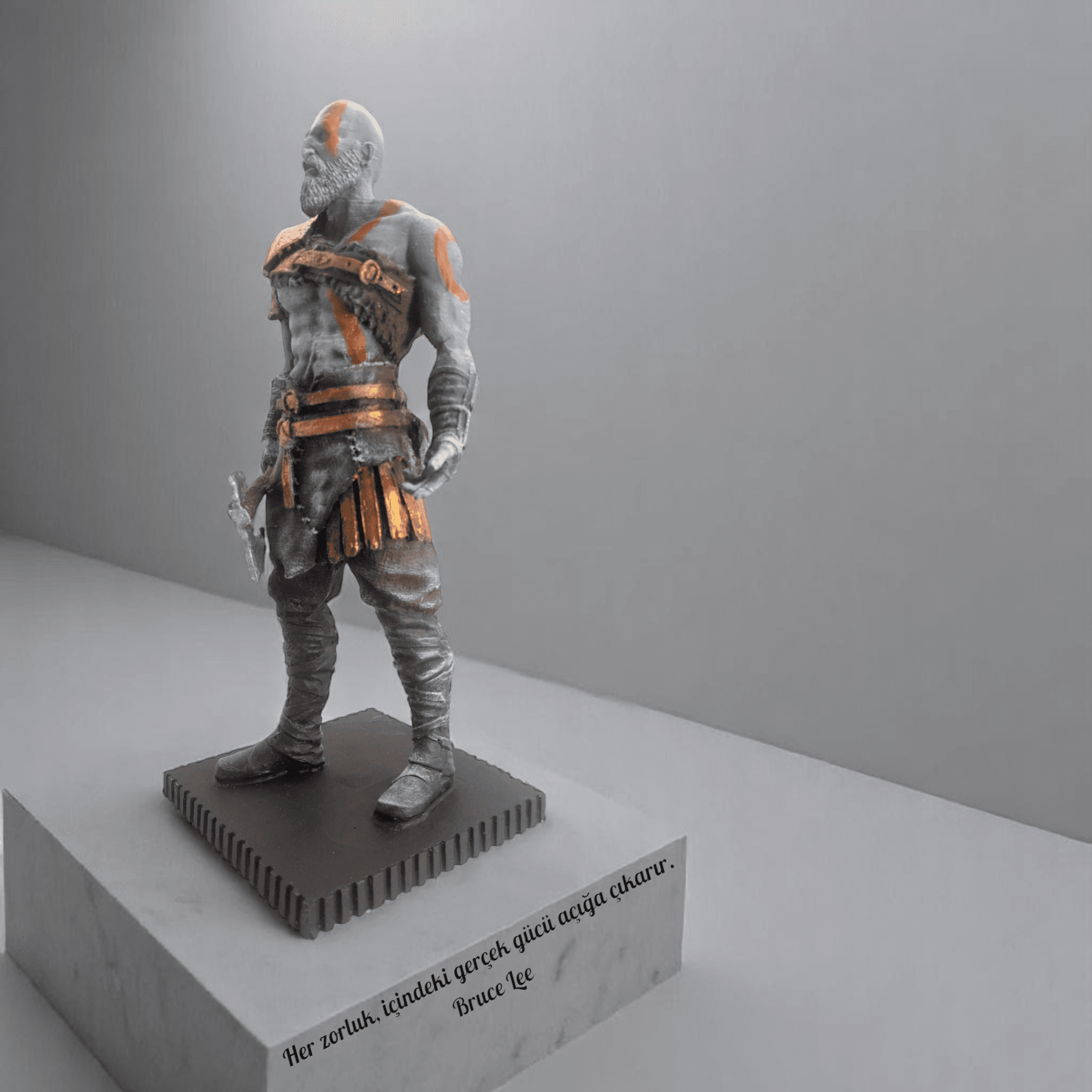 Kratos Büst Dekoratif Obje PES06 