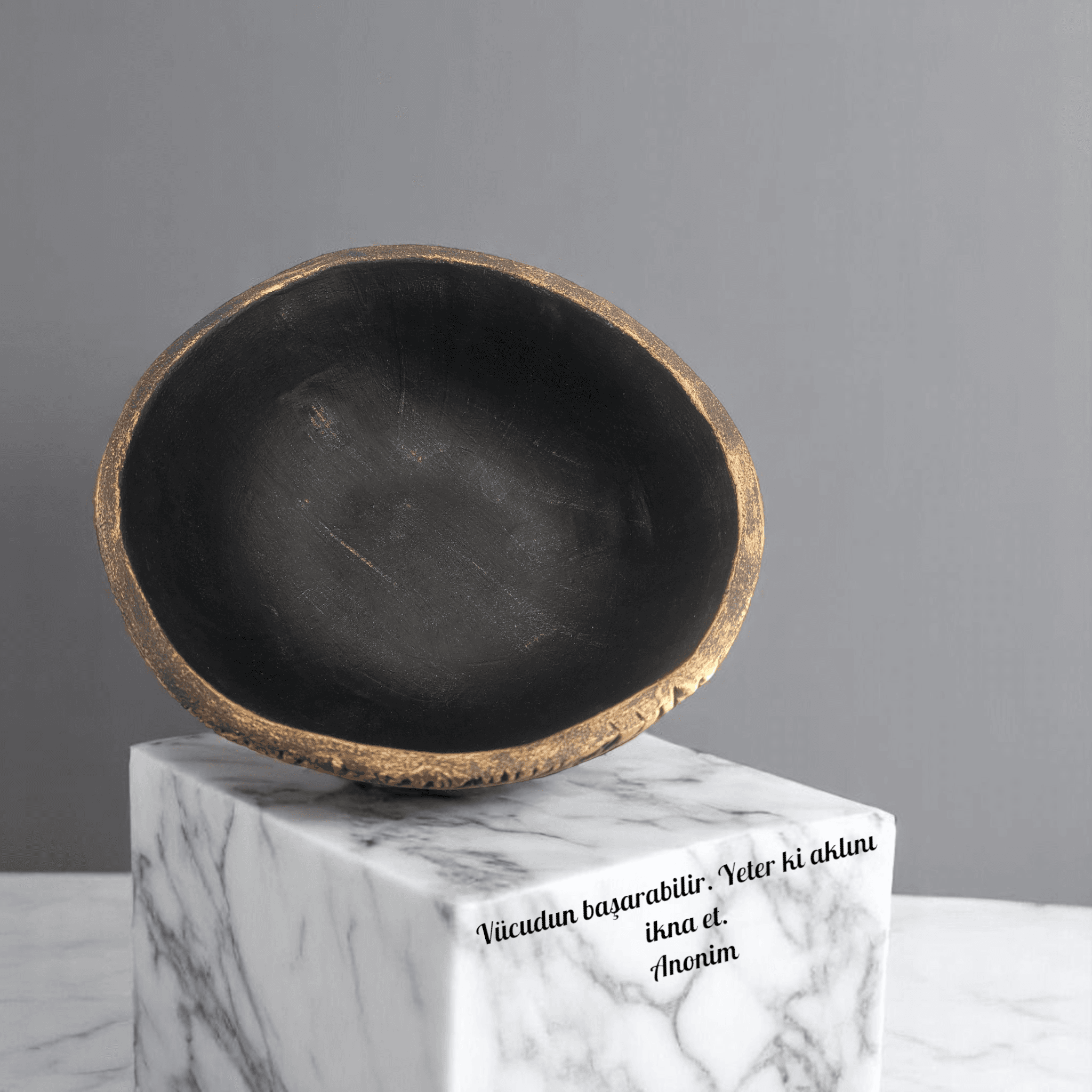 Antik Kazıma Stonware Dekoratif Tabak TBK08 