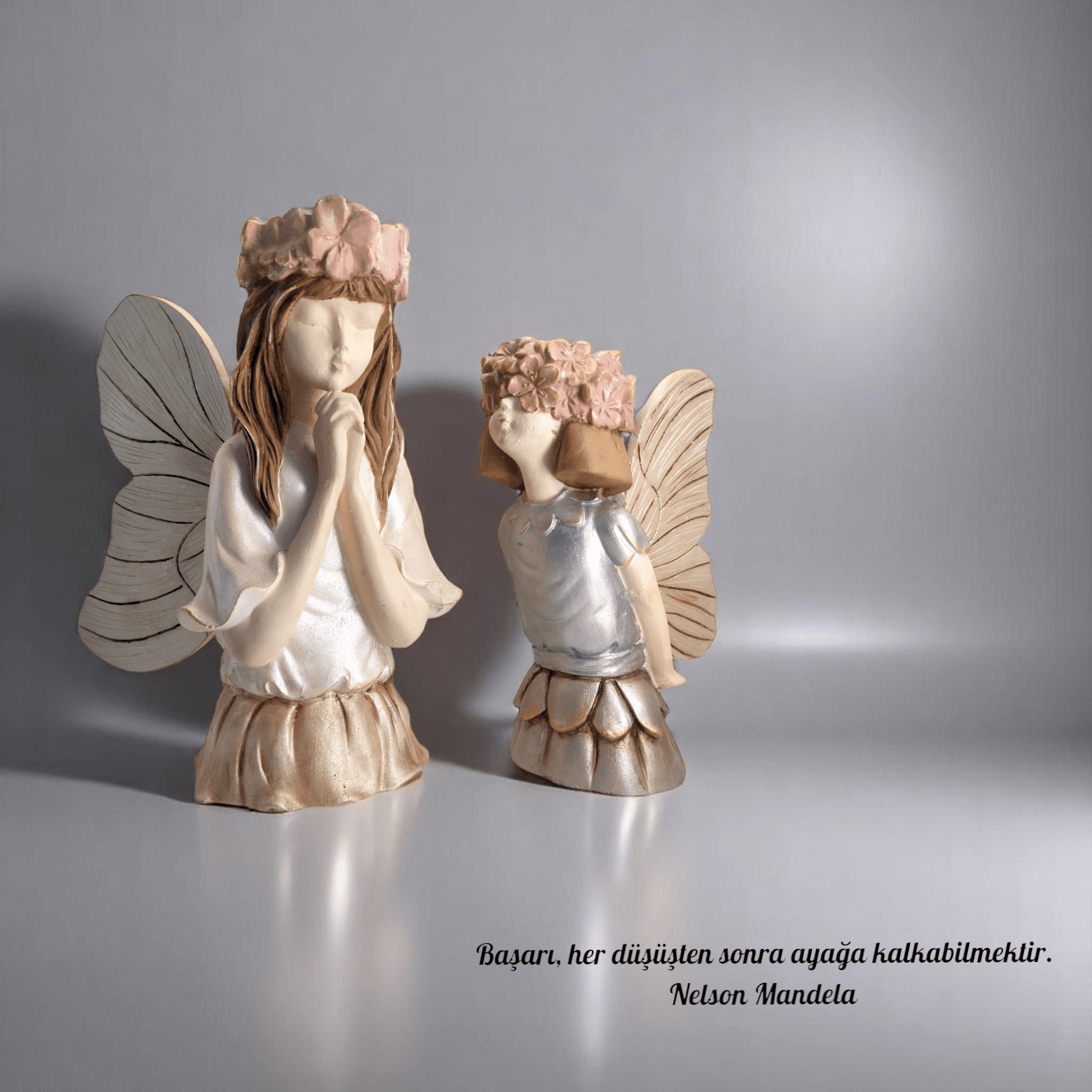 Melek Anne Kız Biblo Dekoratif Obje PES11 