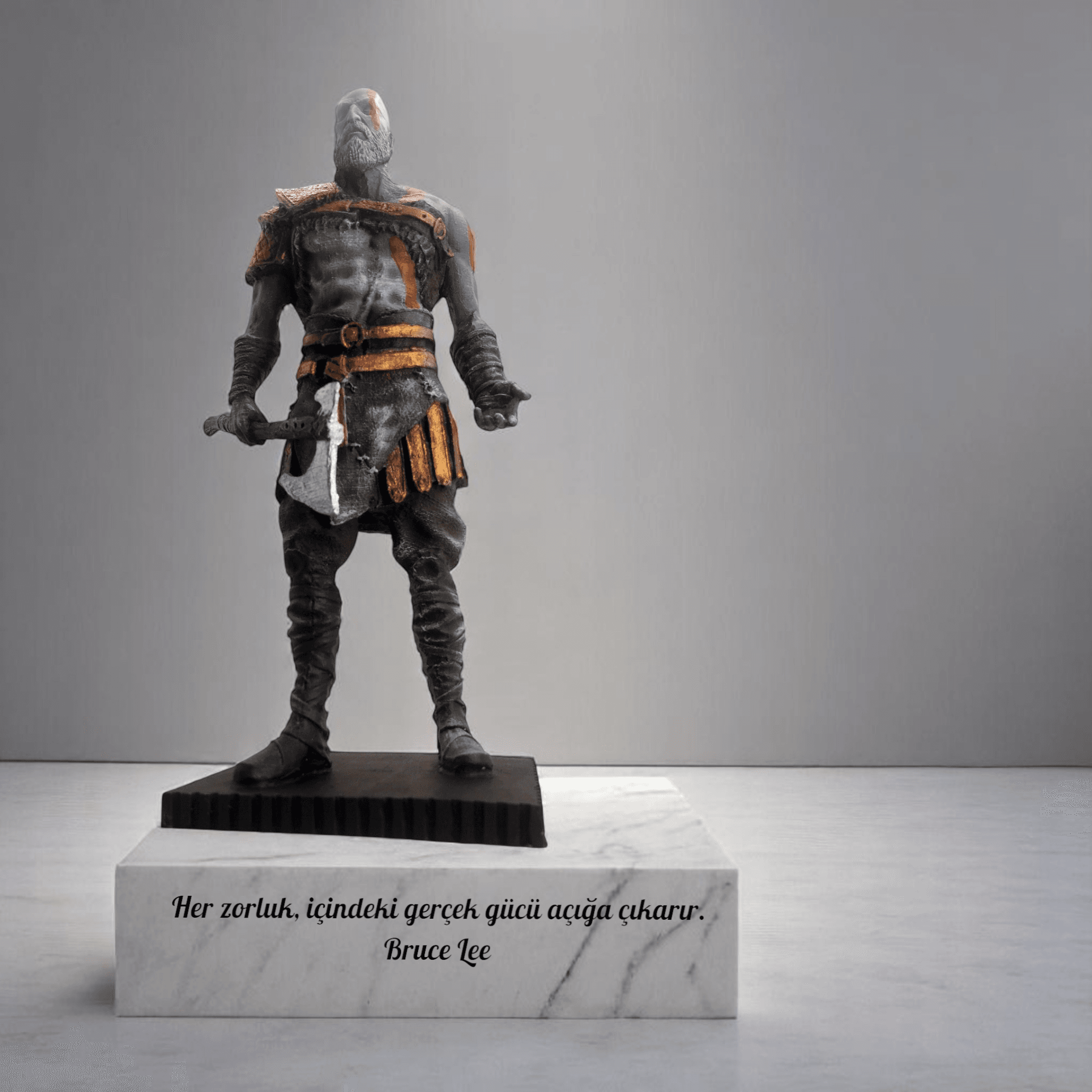 Kratos Büst Dekoratif Obje PES06 