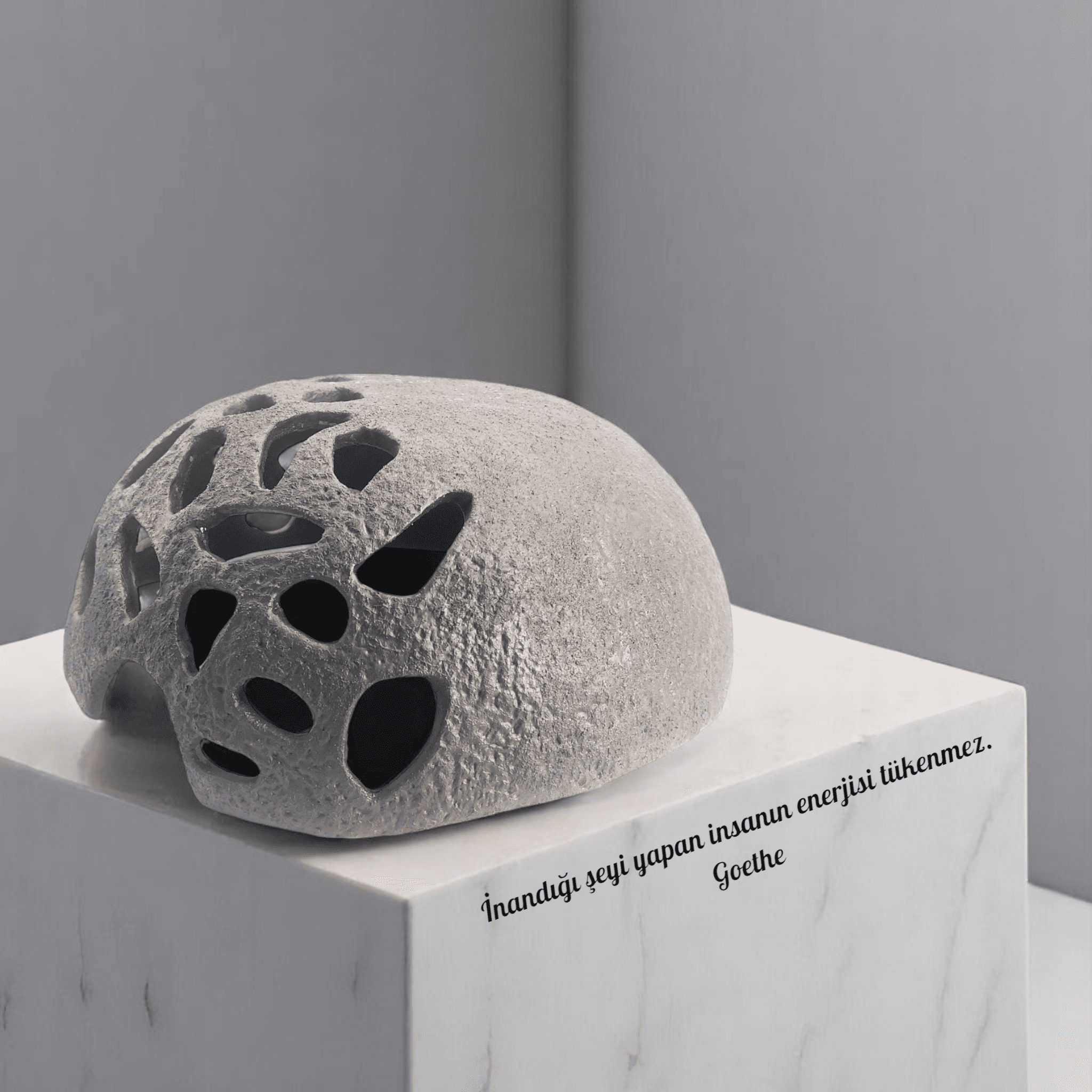 Paslı Oymalı Stonware Dekoratif Tabak TBK10 