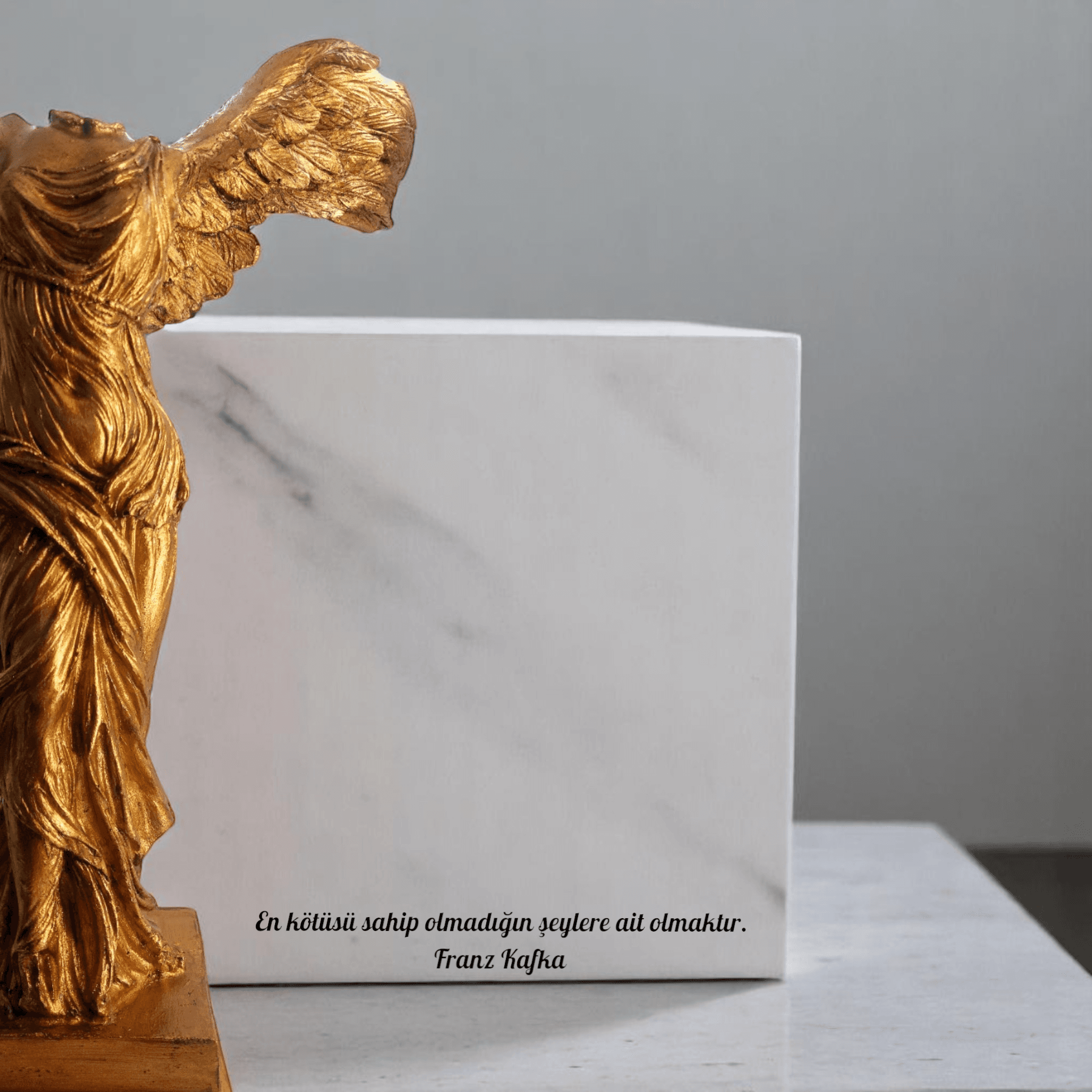 Nike Mitolojik Heykel Dekoratif Obje PES09 