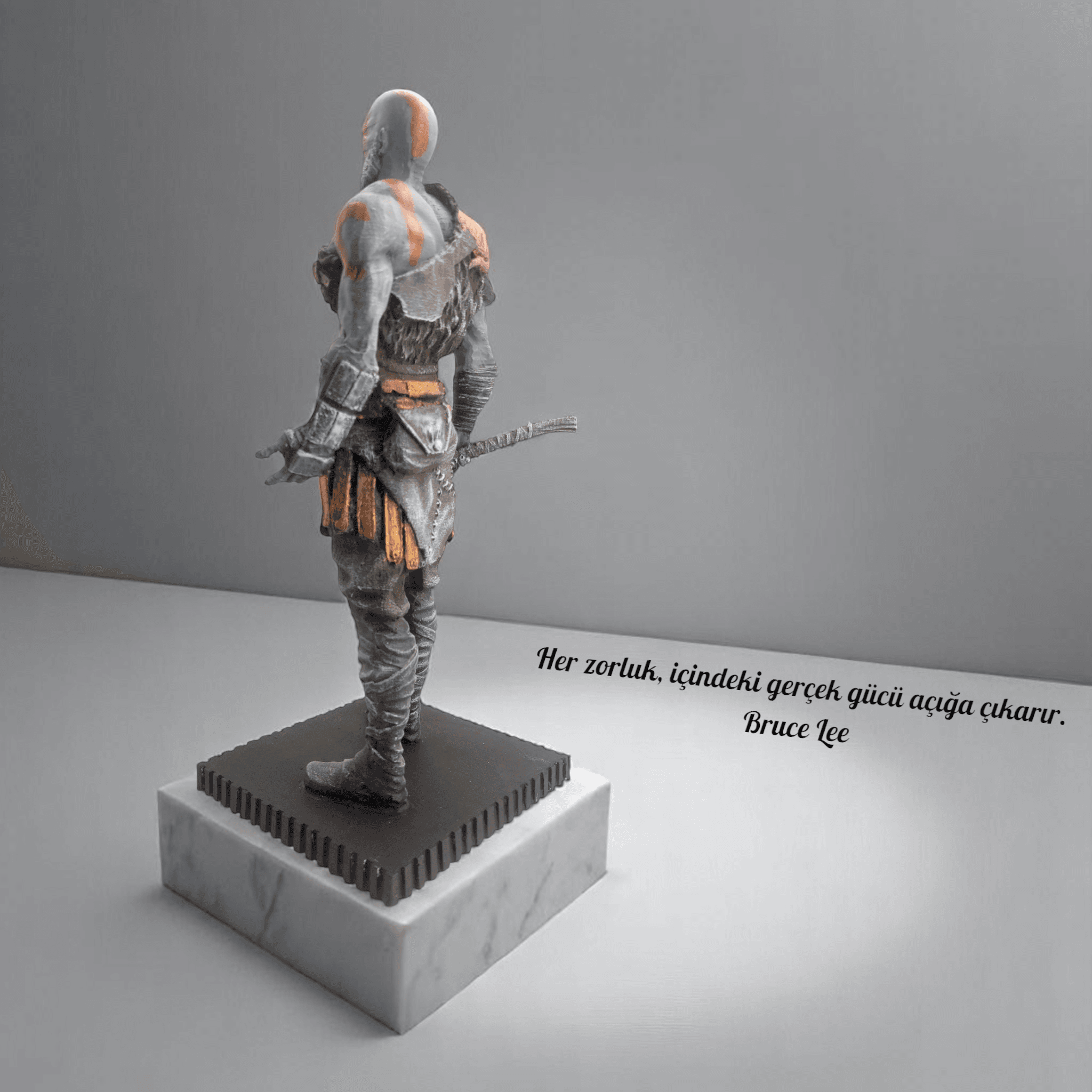 Kratos Büst Dekoratif Obje PES06 