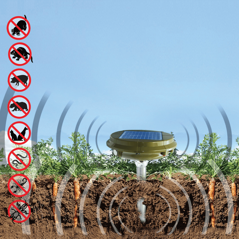 Teknopest Tarex TP1500 Solar Köstebek Yılan Kovucu
