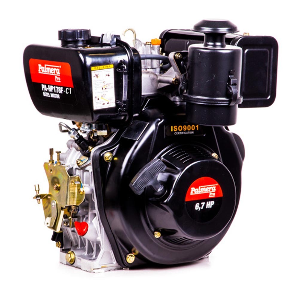 Palmera HP178F-C1 6,7 Hp Dizel Motor İpli Çapa Tip (Konik Şaft)
