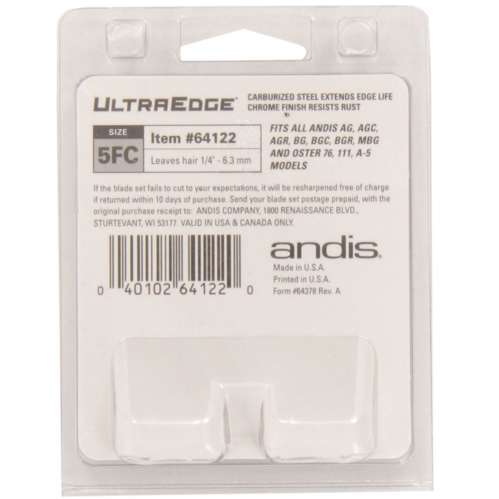 Andis Ultraedge 5FC Numara Traş Bıçağı 6.3 mm