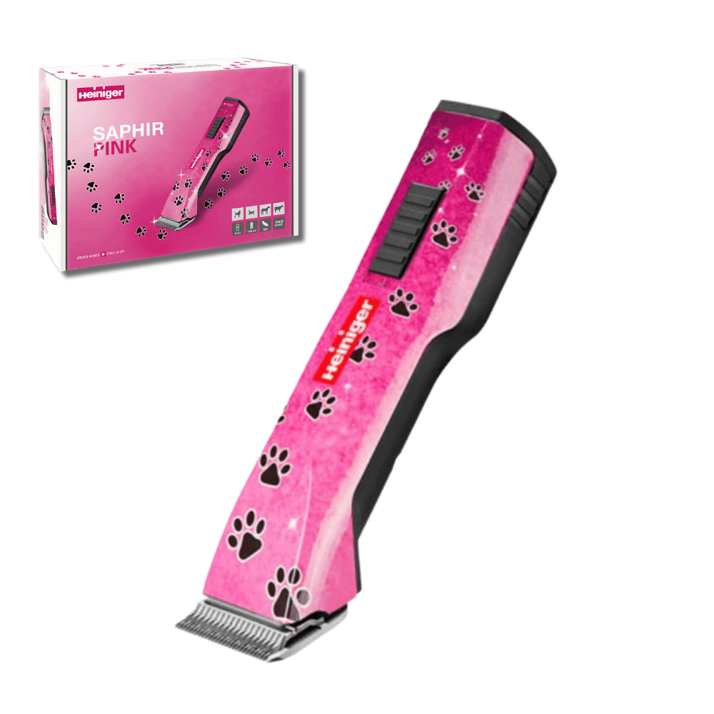 Heiniger Saphir Pink Kedi Köpek Traş Makinası - 2 Bataryalı