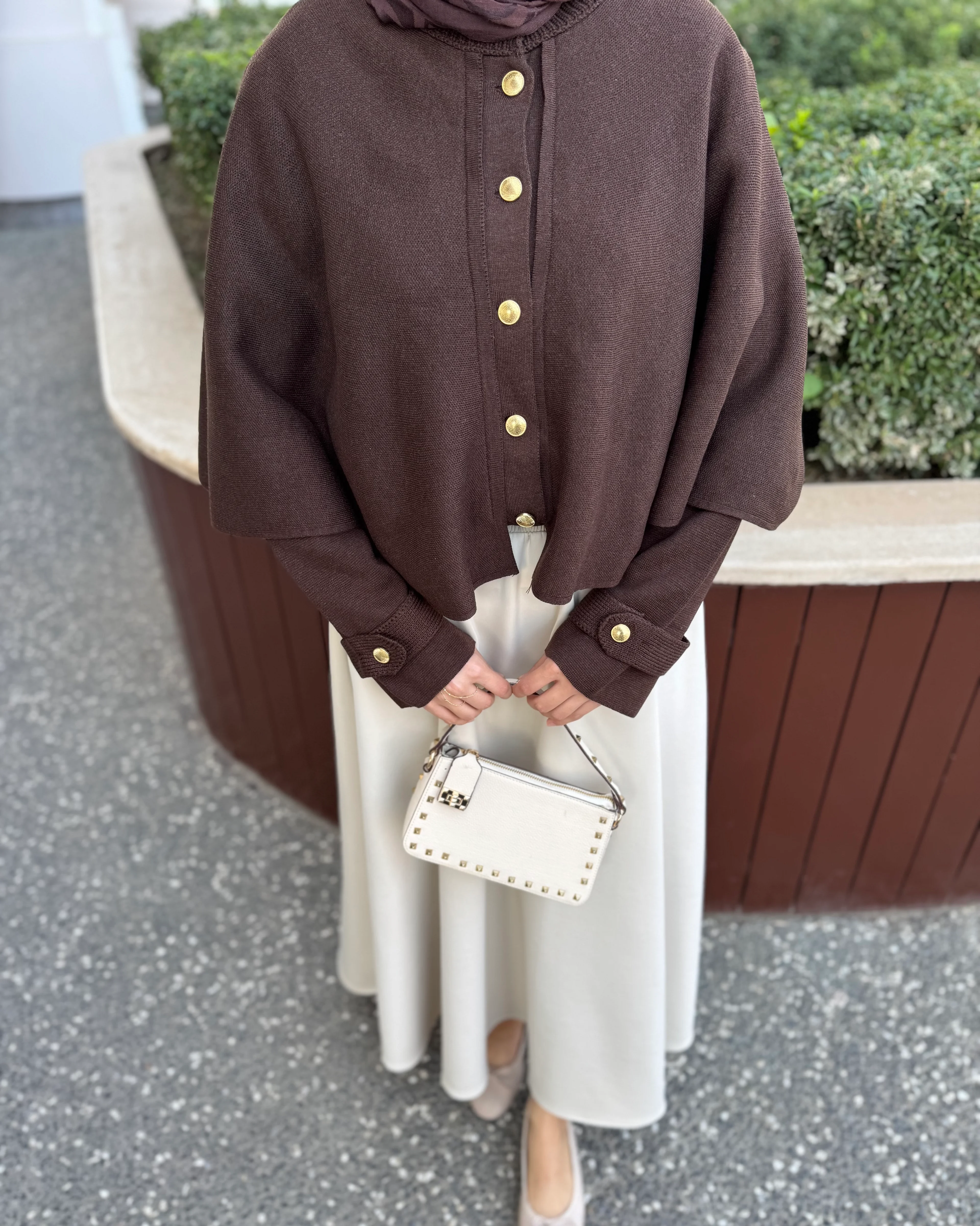 TRİKO PANÇO KAHVERENGİ