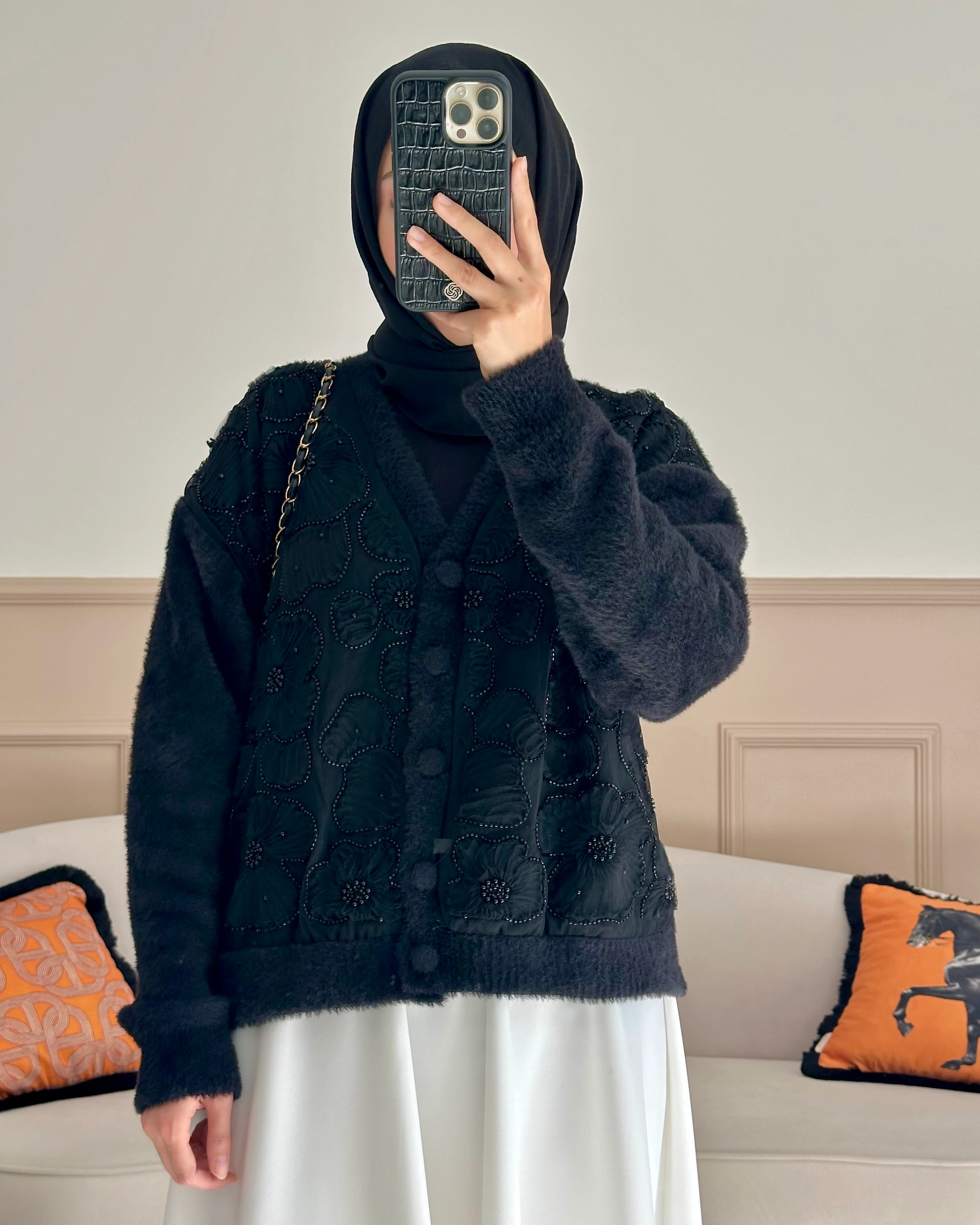 TASARIM ANGORA HIRKA- SİYAH