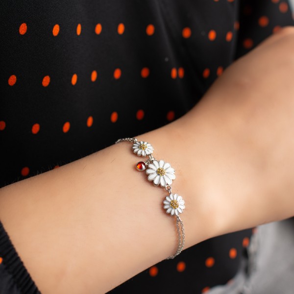Daisy Bracelet with/without Birthstone