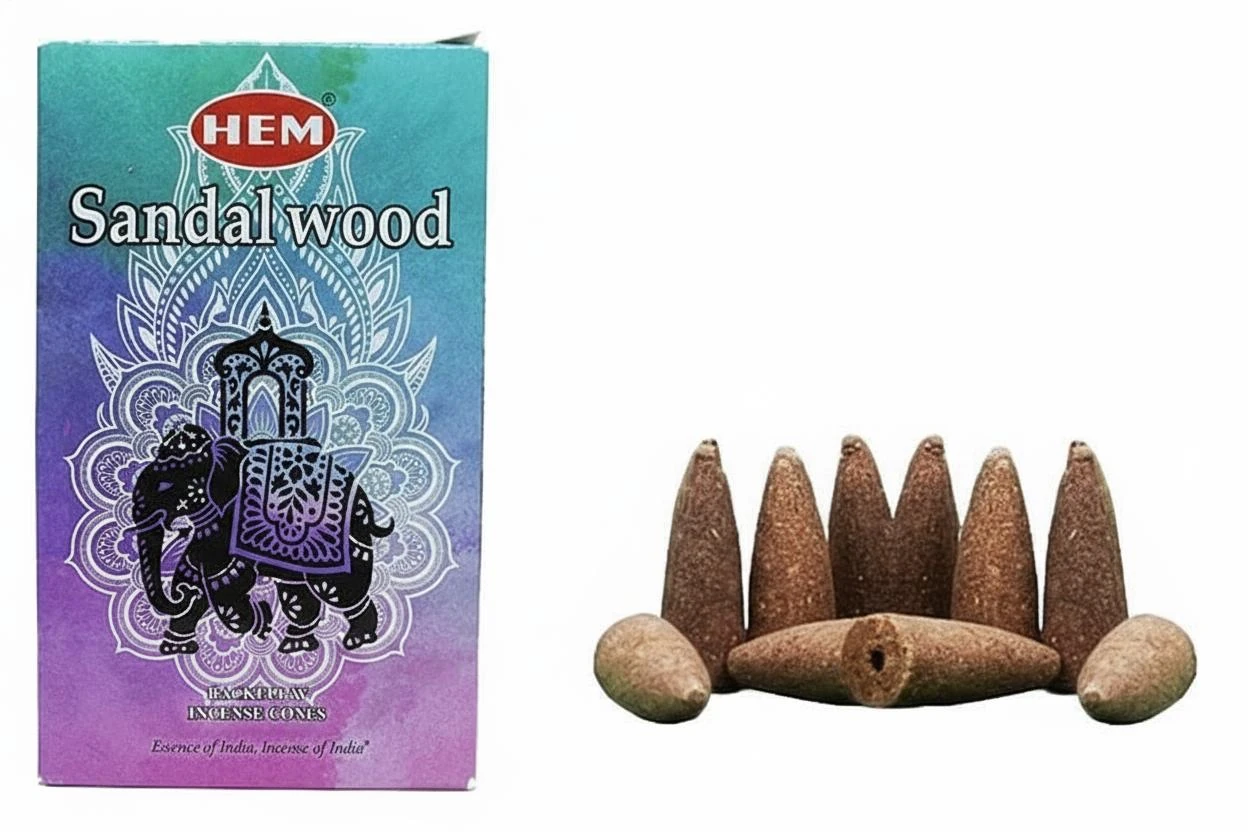 Sandalwood Back Flow (Geri Akış) Konik Tütsü 120