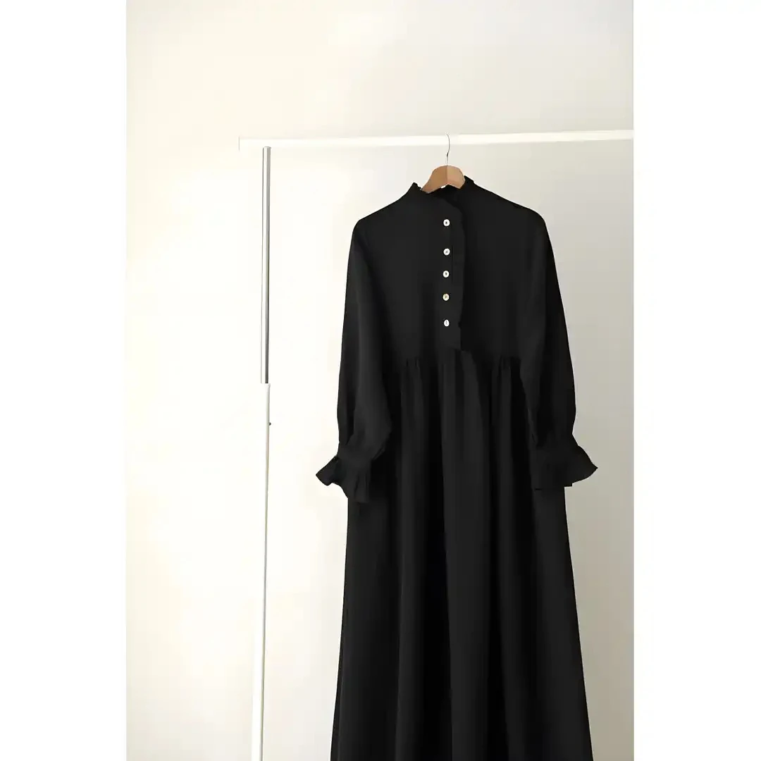 FIRFIRLI MÜSLİN ELBİSE 