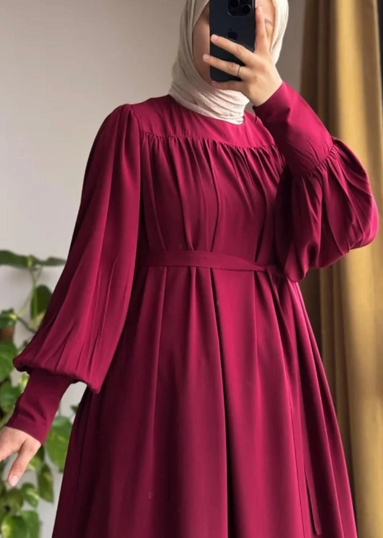 FERMUAR MANŞET ELBİSE 