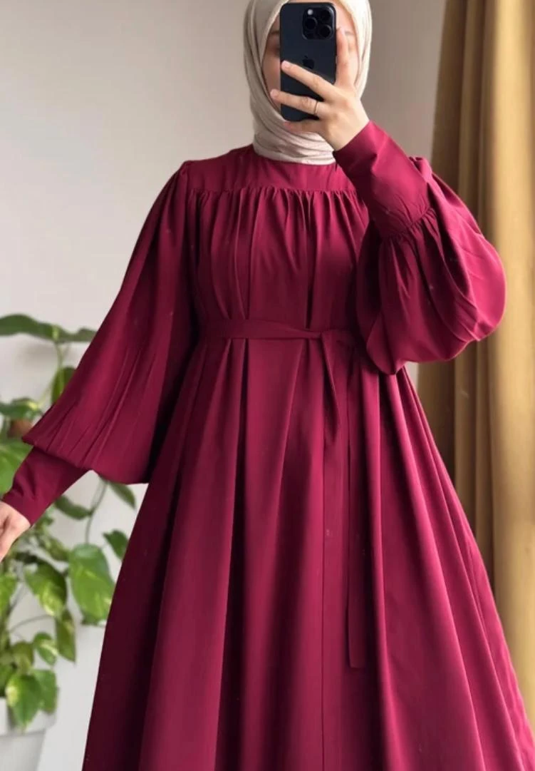 FERMUAR MANŞET ELBİSE 