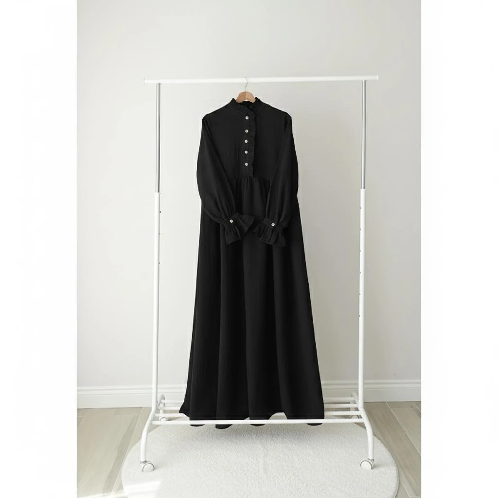 FIRFIRLI MÜSLİN ELBİSE 