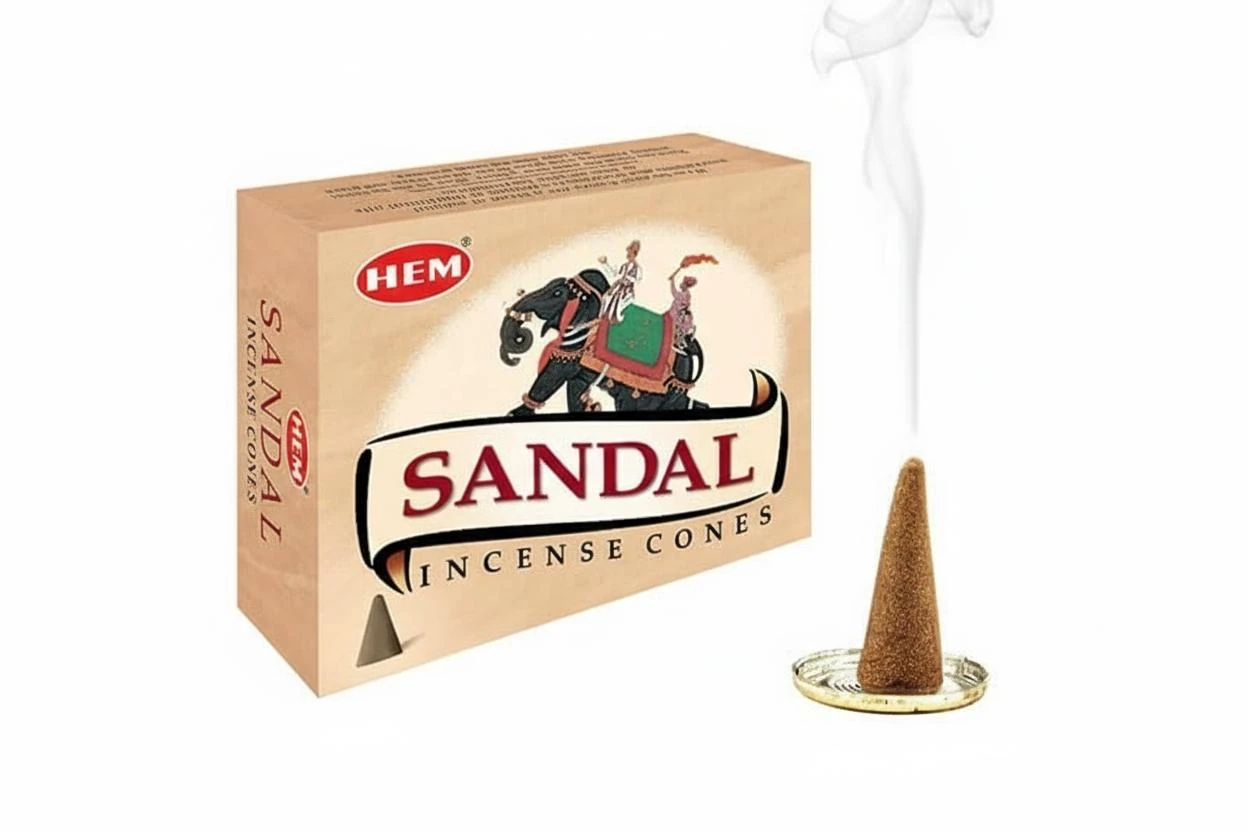 (Sandalo) Sandal Ağacı Konik Tütsü