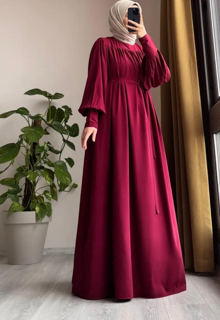 FERMUAR MANŞET ELBİSE 