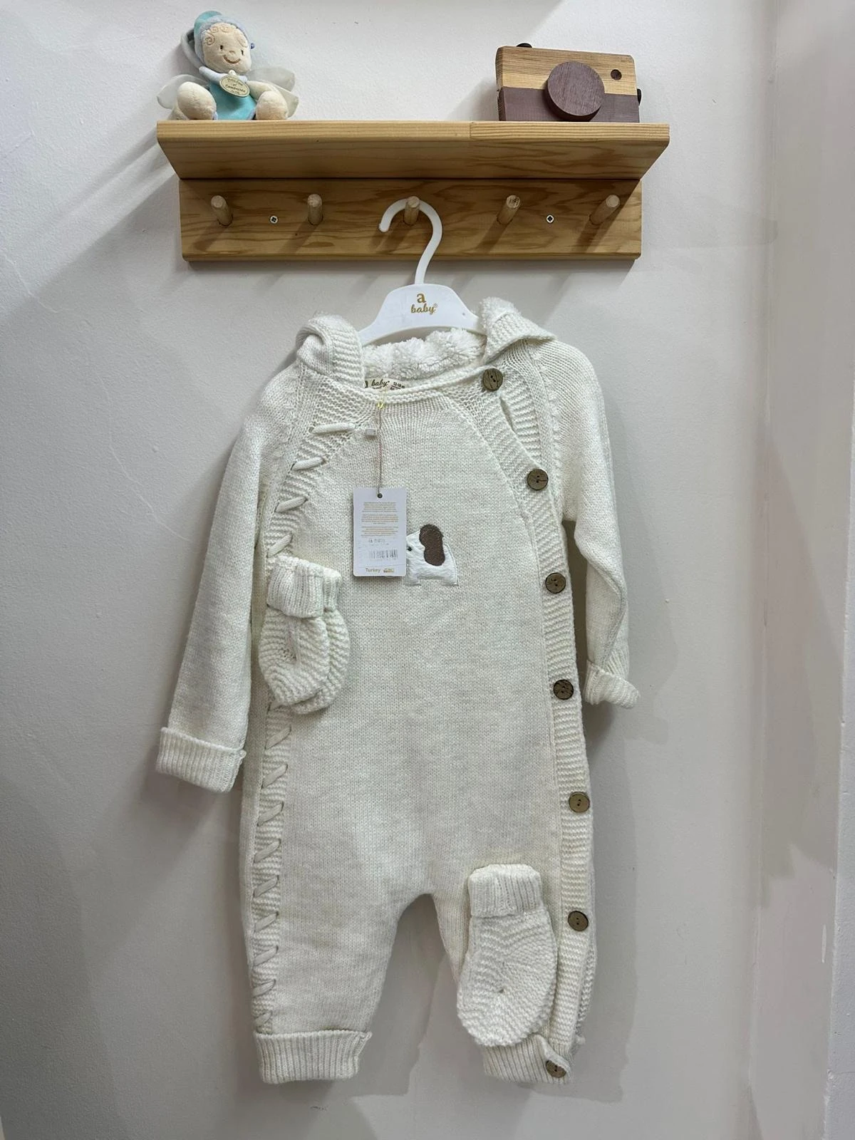 Fil desenli kışlık tulum