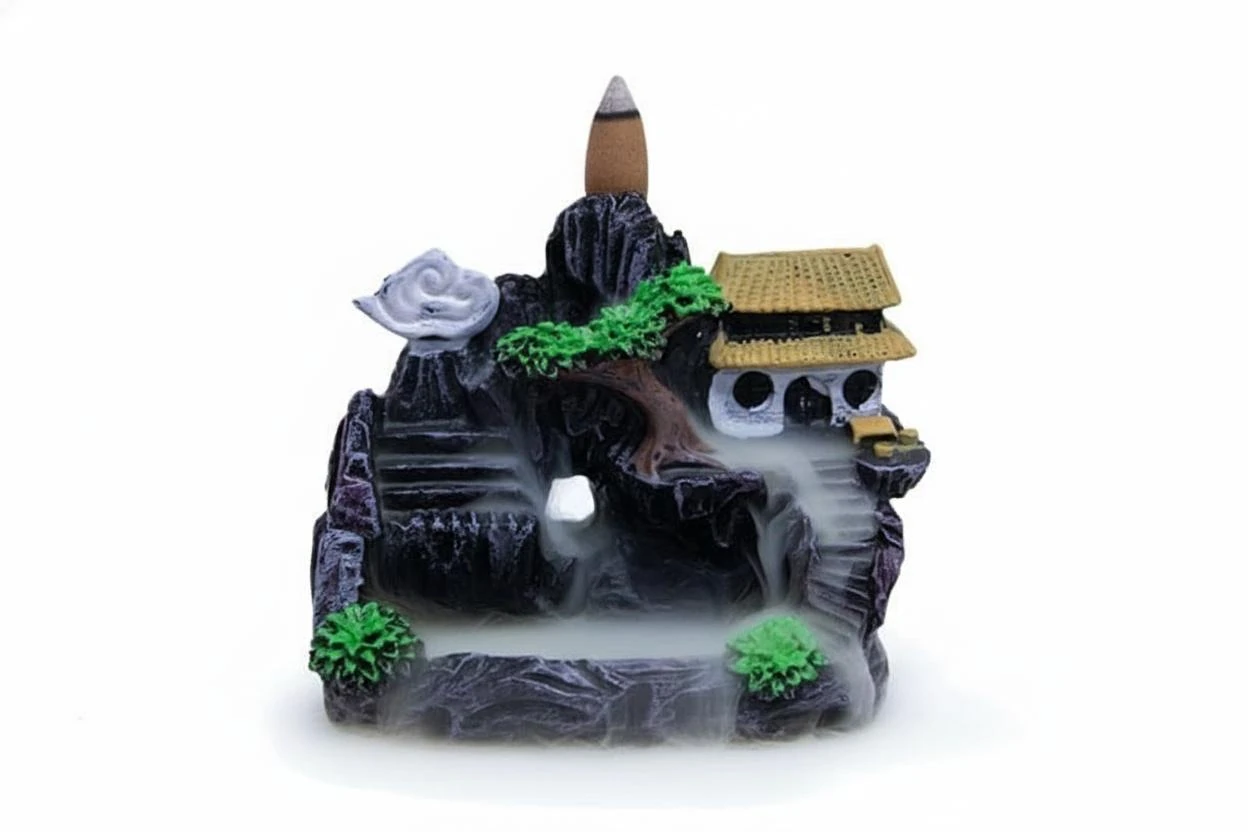 Polyester Dağ Evi Ters Geri Akış (Backflow) Dekoratif Tütsülük