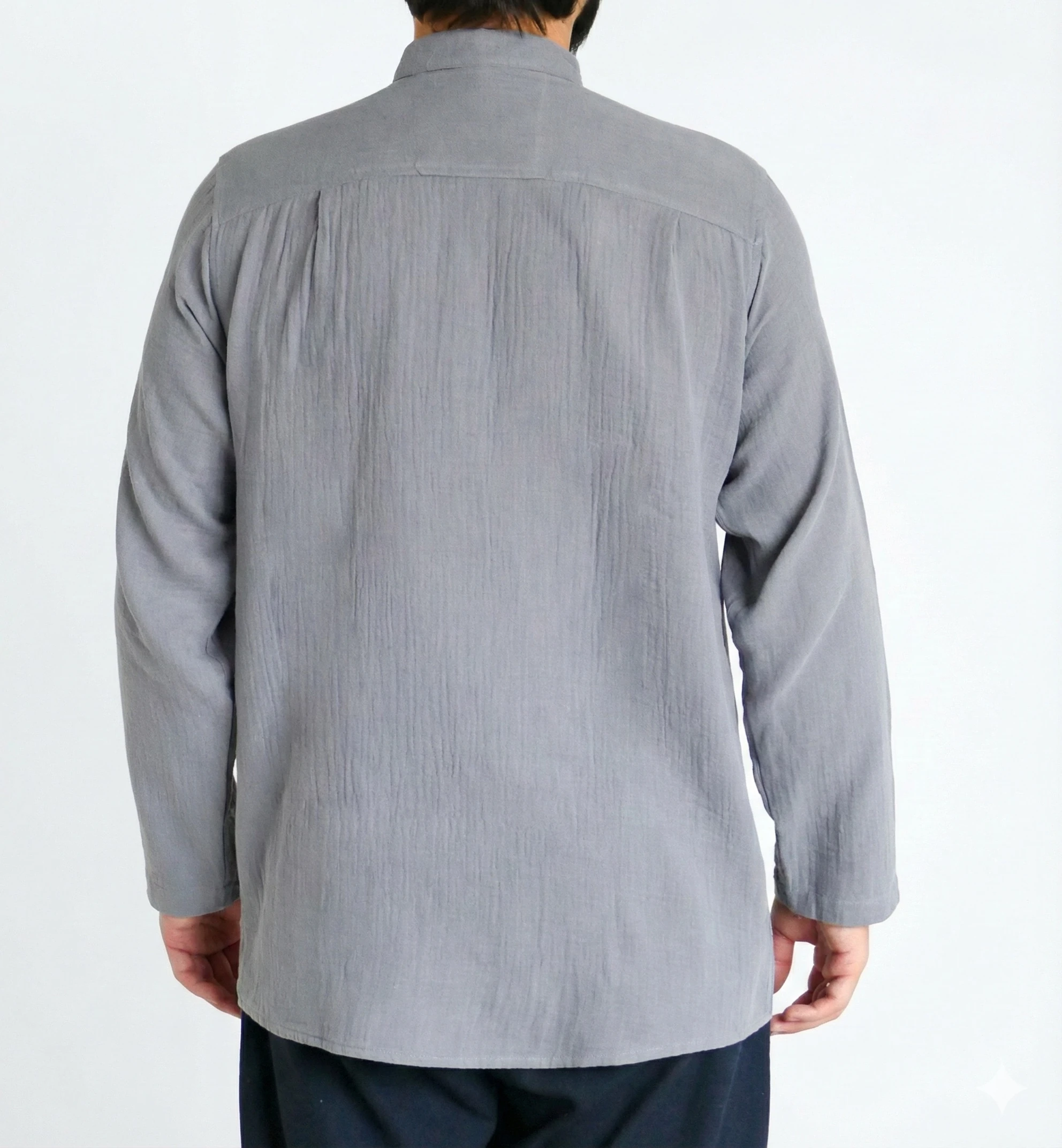 Sayha %100 Pamuk (Cotton) Gri Gömlek