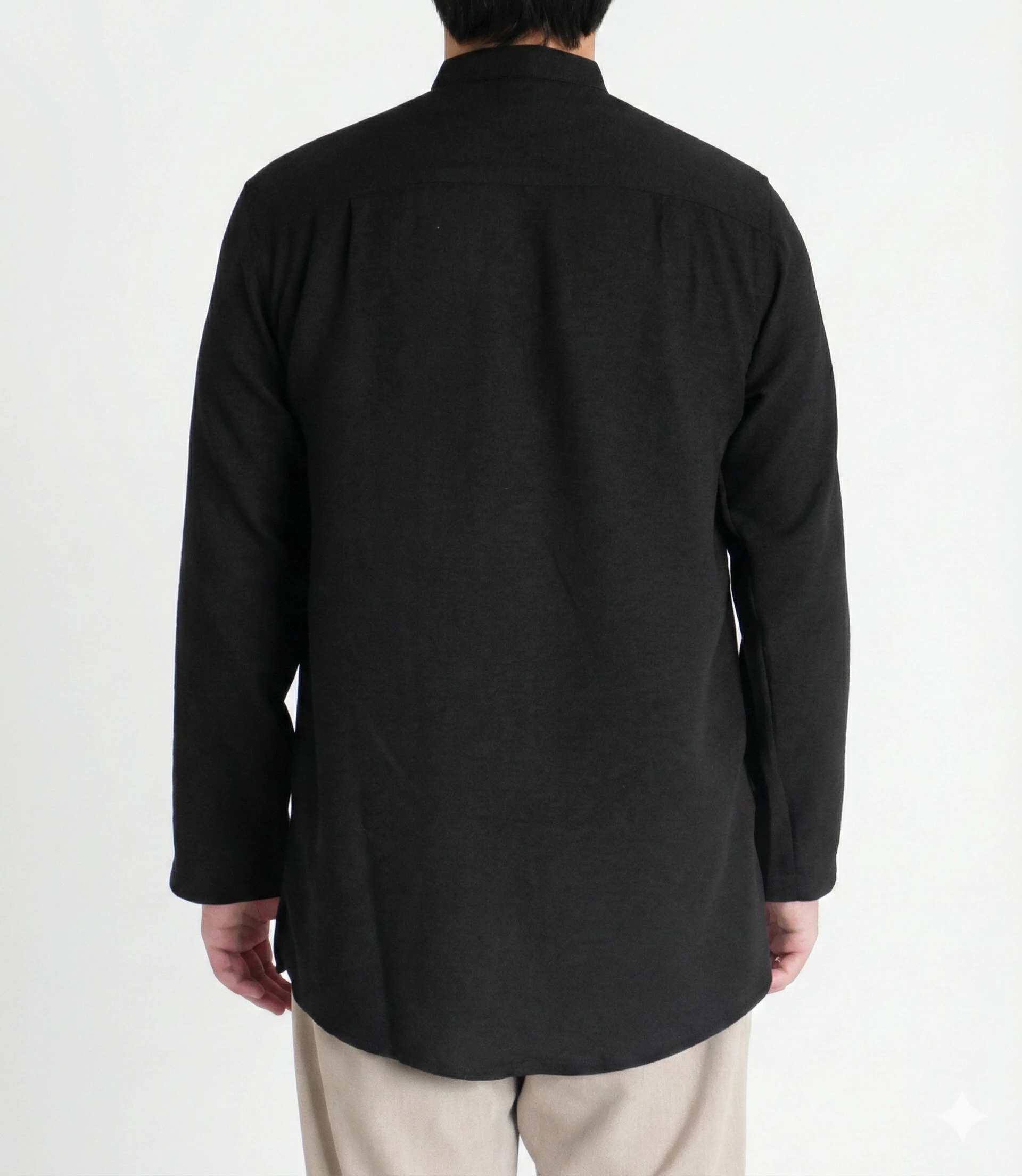 Sayha %100 Pamuk (Cotton) Siyah Gömlek